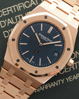 Audemars Piguet - Audemars Piguet Rose Gold Royal Oak Ultra-Thin Watch Ref. 15202 - The Keystone Watches