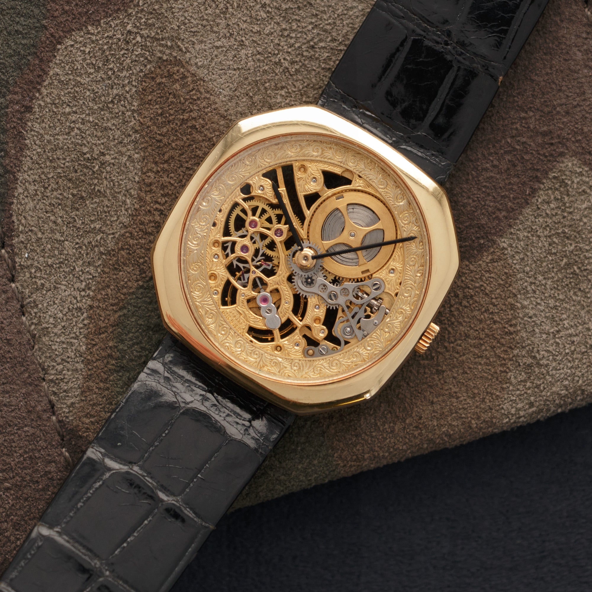 Audemars Piguet - Audemars Piguet Yellow Gold Skeleton Watch - The Keystone Watches