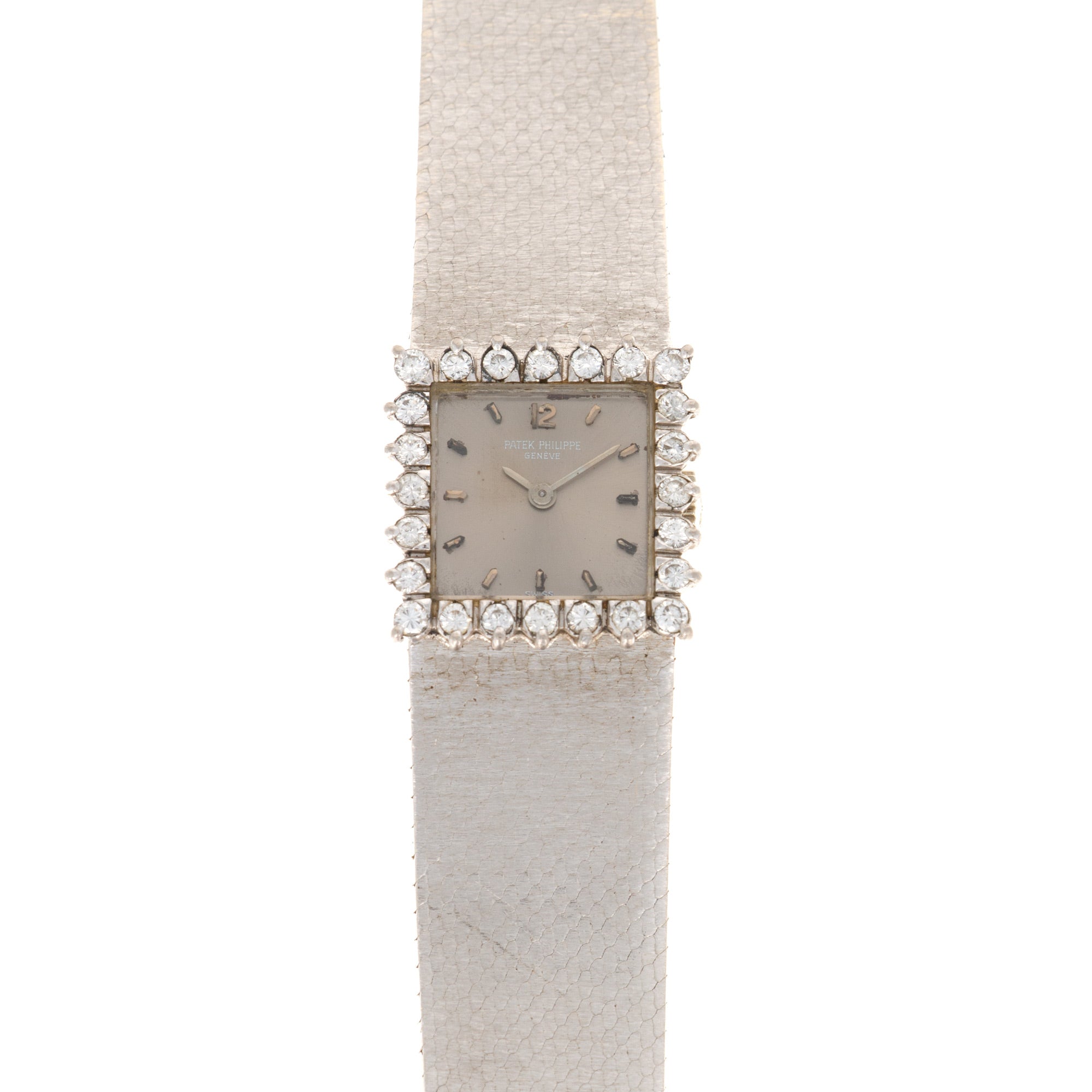 Patek Philippe - Patek Philippe White Gold Diamond Bezel ladies Watch Ref. 3285/49 - The Keystone Watches