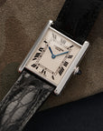 Cartier - Cartier Platinum Tank Classic Watch - The Keystone Watches