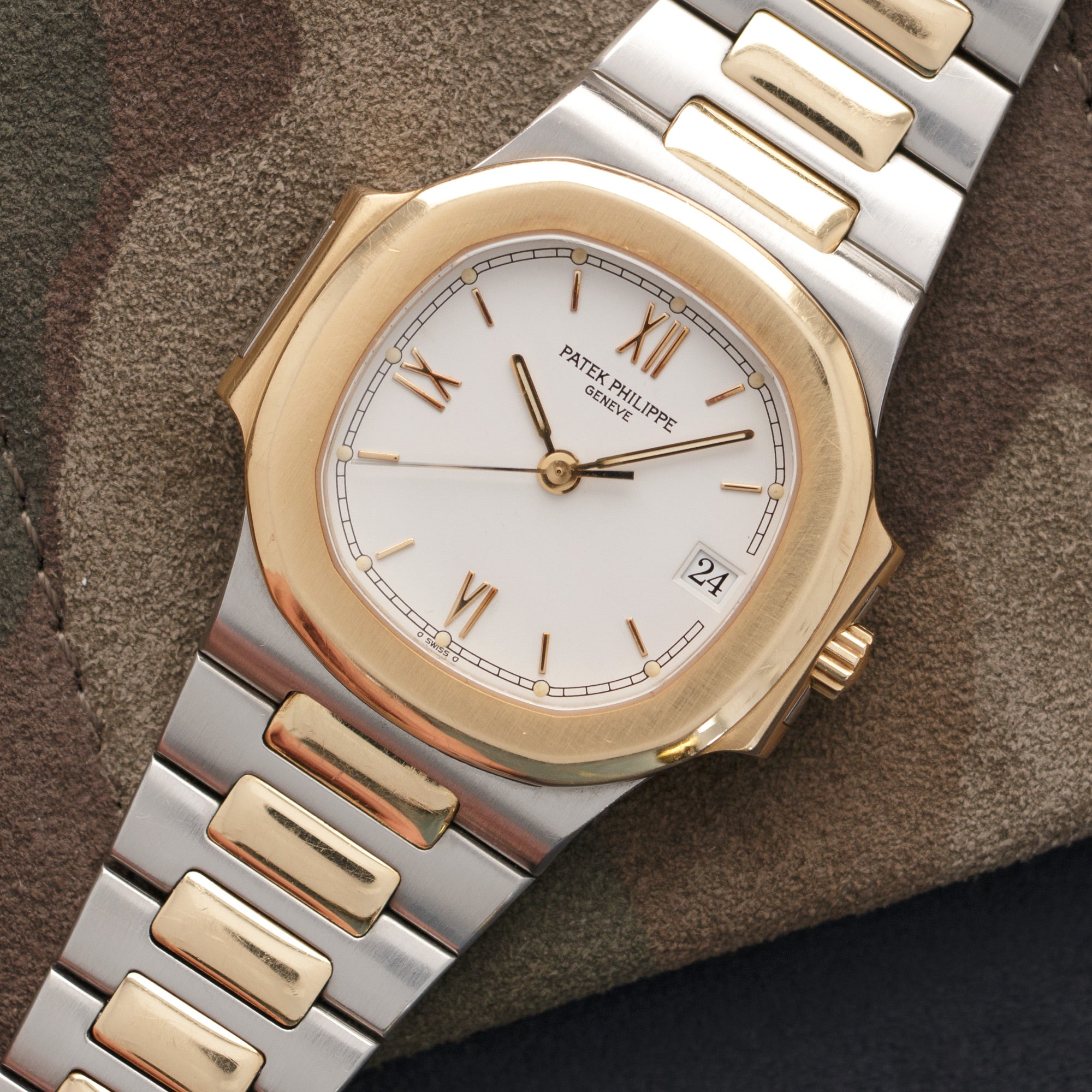 Patek Philippe Two-Tone Nautilus Automatic Watch 3800