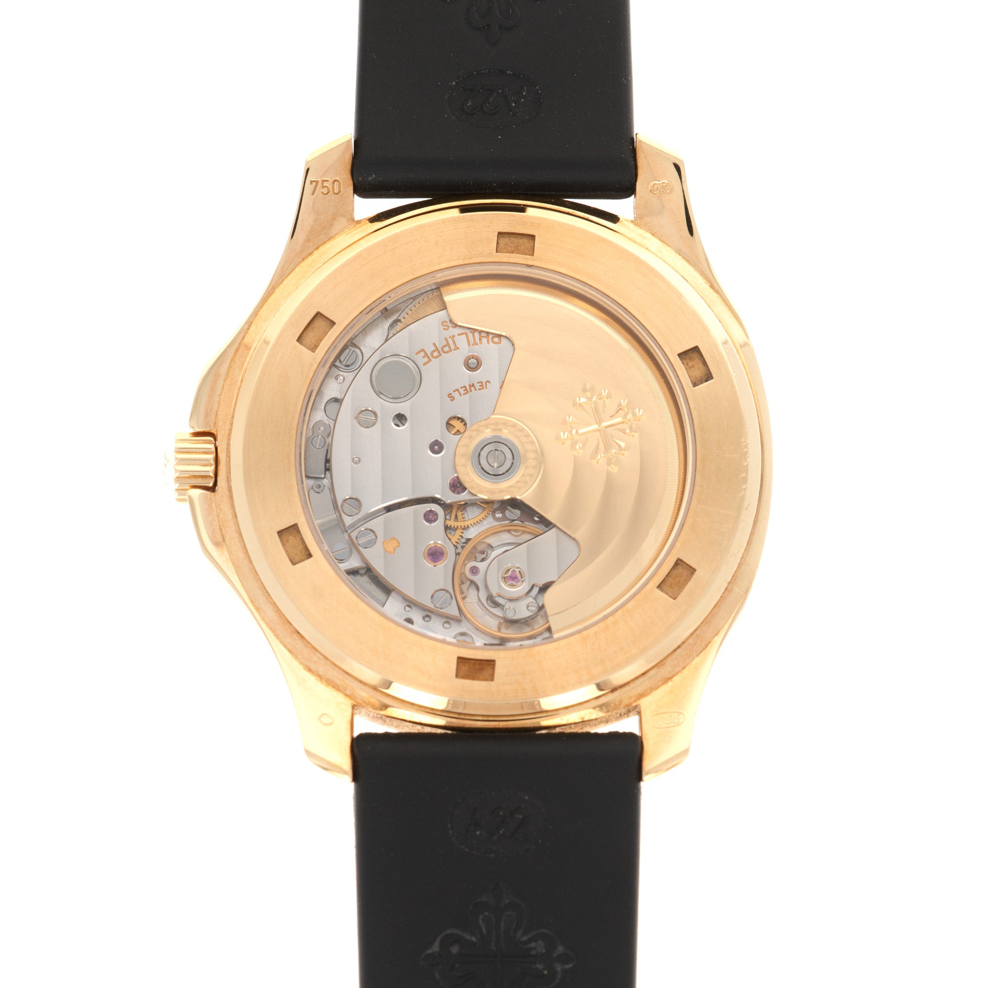 Patek Philippe - Patek Philippe Yellow Gold Jumbo Aquanaut Watch Ref. 5065 - The Keystone Watches