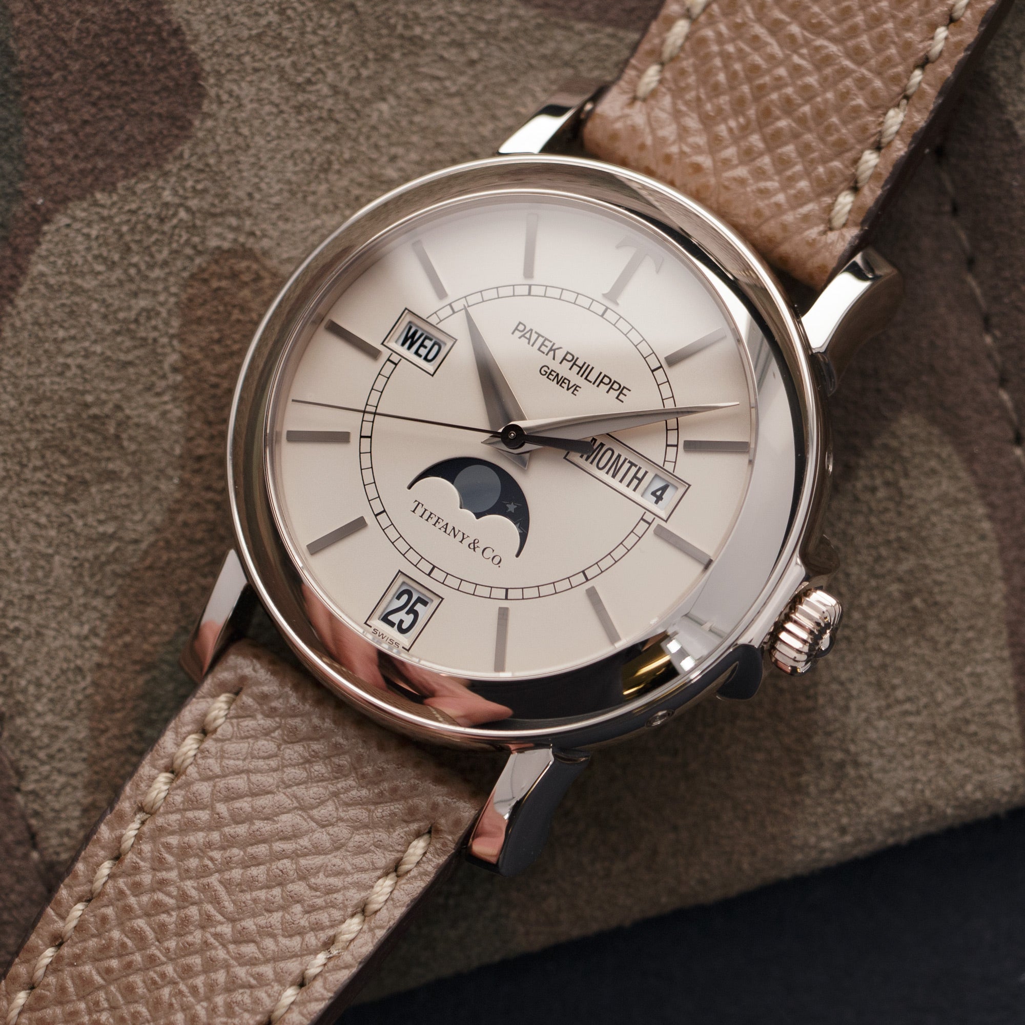 Patek Philippe - Patek Philippe White Gold Annual Calendar Limited Edition for Tiffany & Co. - The Keystone Watches