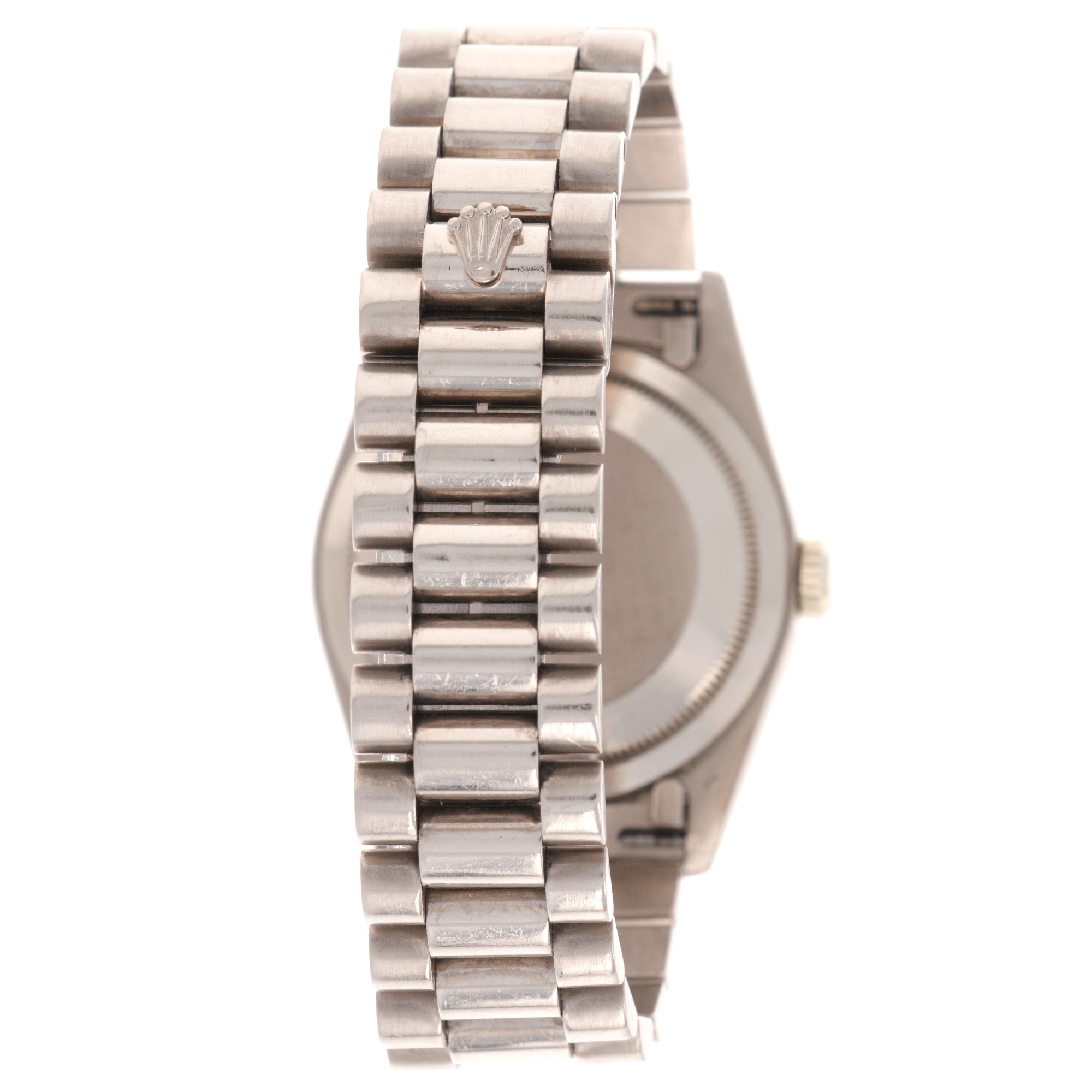 Rolex - Rolex White Gold Day-Date Diamond & Sapphire Watch Ref. 18389 - The Keystone Watches