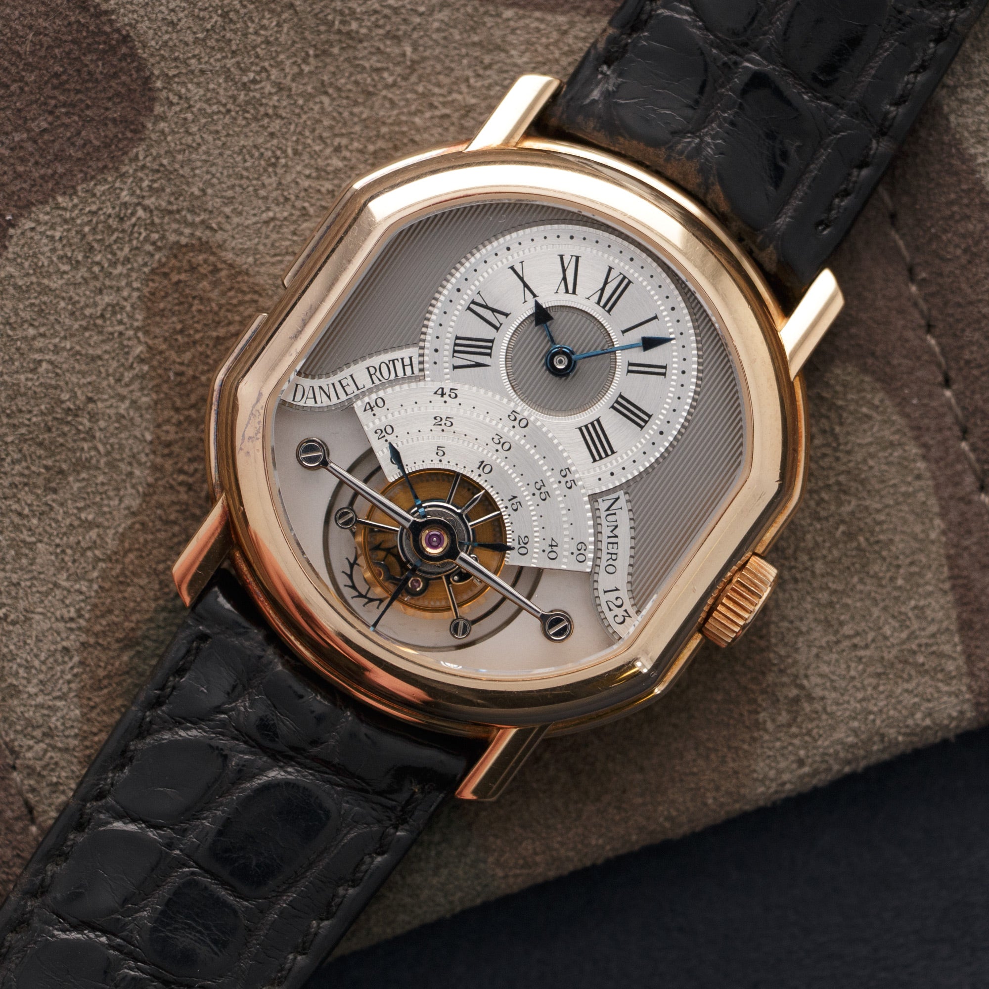Daniel Roth - Daniel Roth Yellow Gold 8-Tourbillon Watch - The Keystone Watches