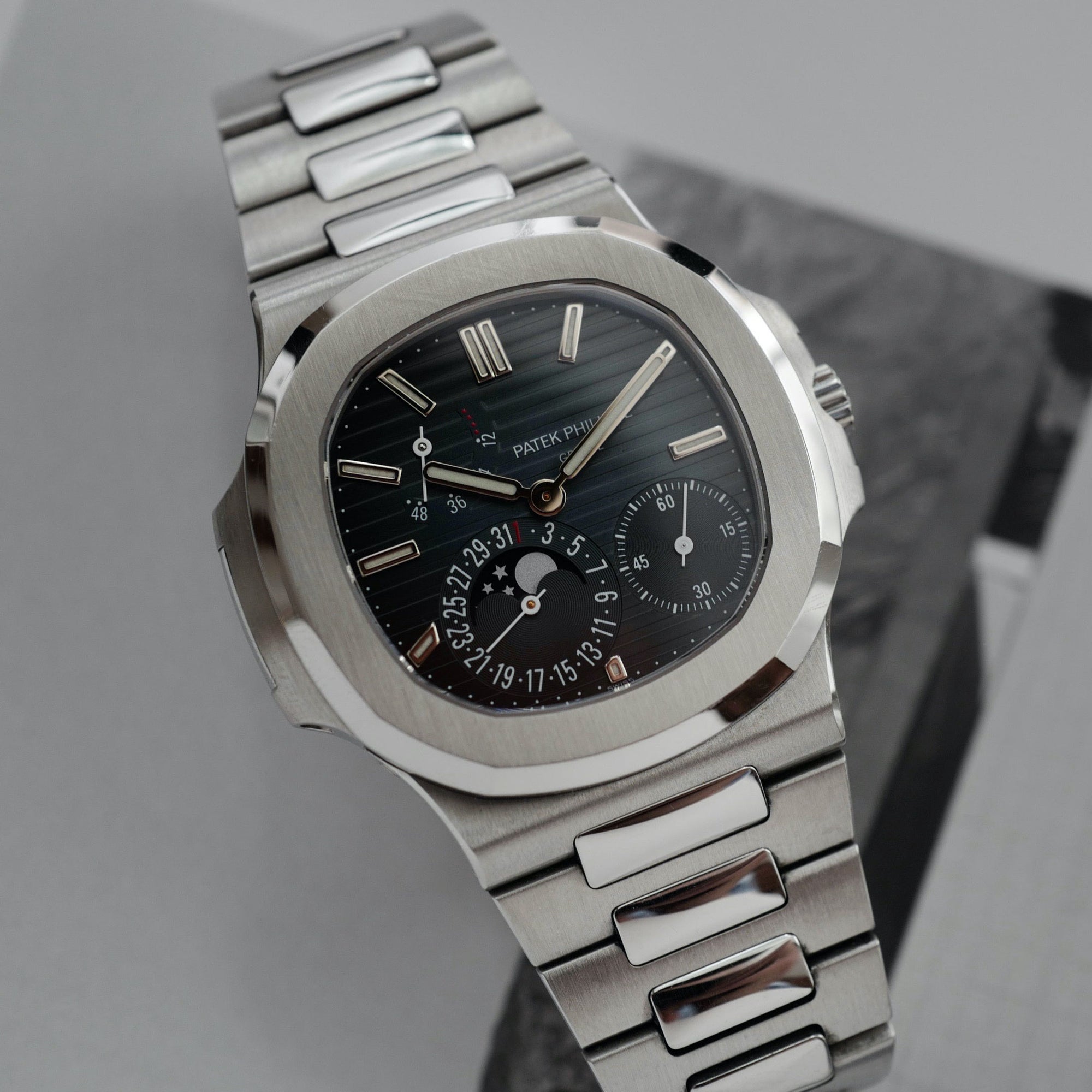Patek Philippe - Patek Philippe Nautilus Moonphase Watch Ref. 5712 - The Keystone Watches
