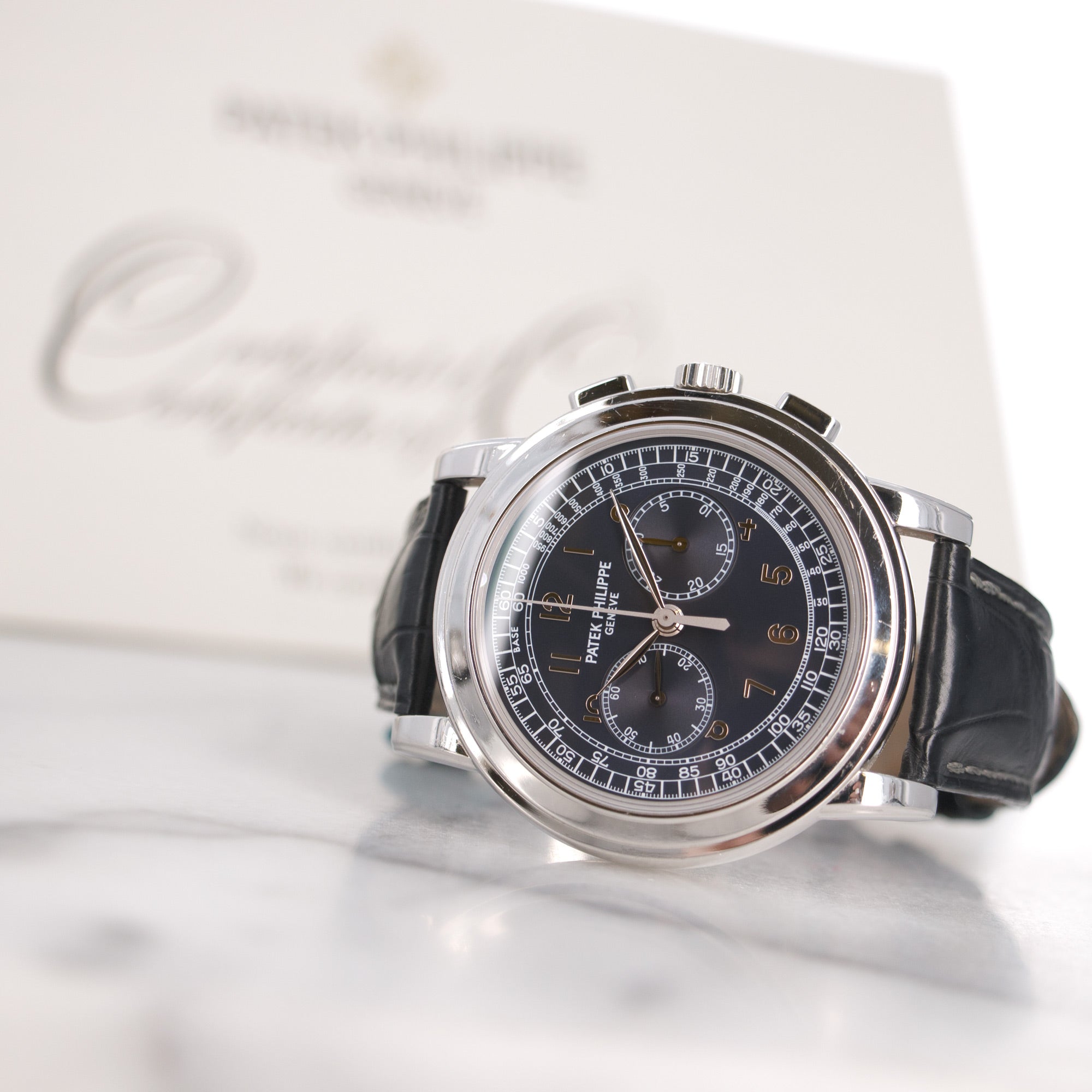 Patek Philippe - Patek Philippe Platinum Chronograph Watch Ref. 5070 - The Keystone Watches