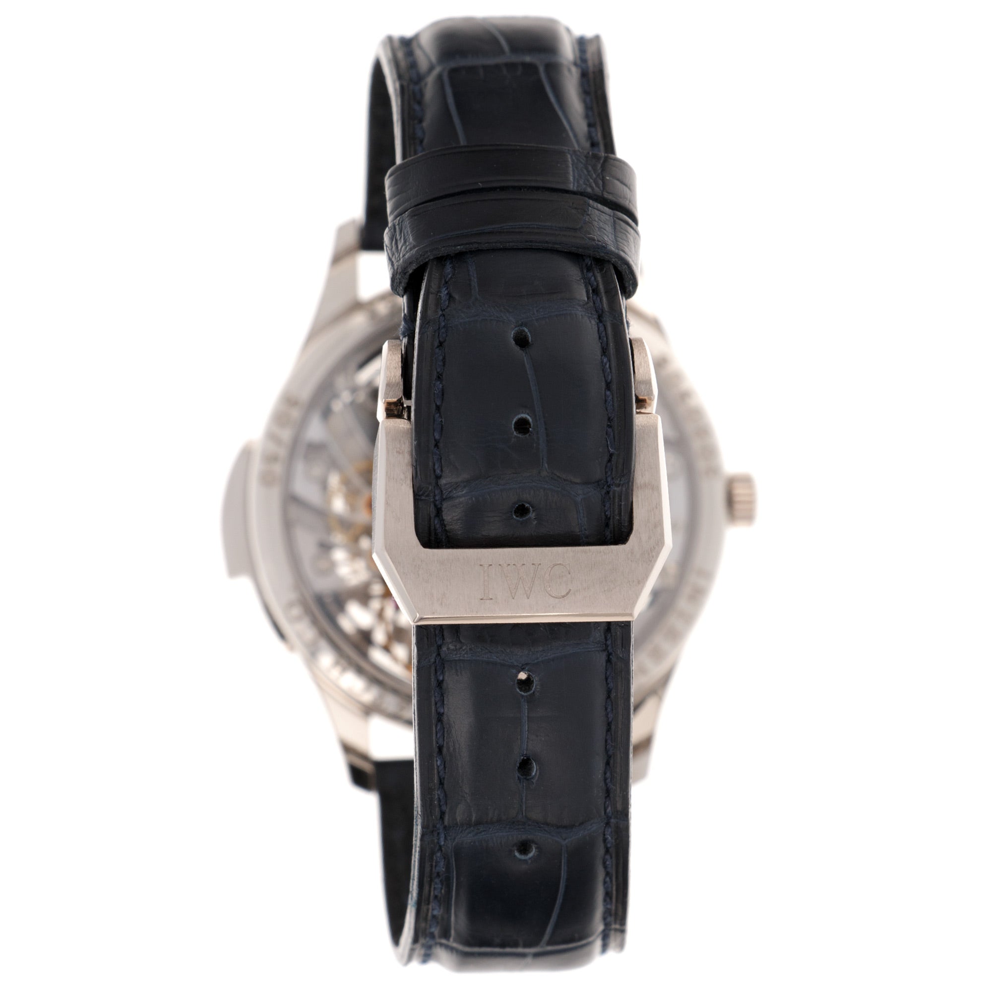 IWC - IWC Platinum Portuguese Skeletonizsed Minute Repeater Watch - The Keystone Watches