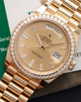 Rolex - Rolex Yellow Gold Day-Date Diamond Watch Ref. 228348 - The Keystone Watches