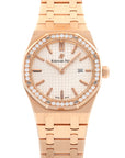 Audemars Piguet - Audemars Piguet Rose Gold Royal Oak Diamond Watch Ref. 67651 - The Keystone Watches