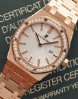 Audemars Piguet - Audemars Piguet Rose Gold Royal Oak Diamond Watch Ref. 67651 - The Keystone Watches