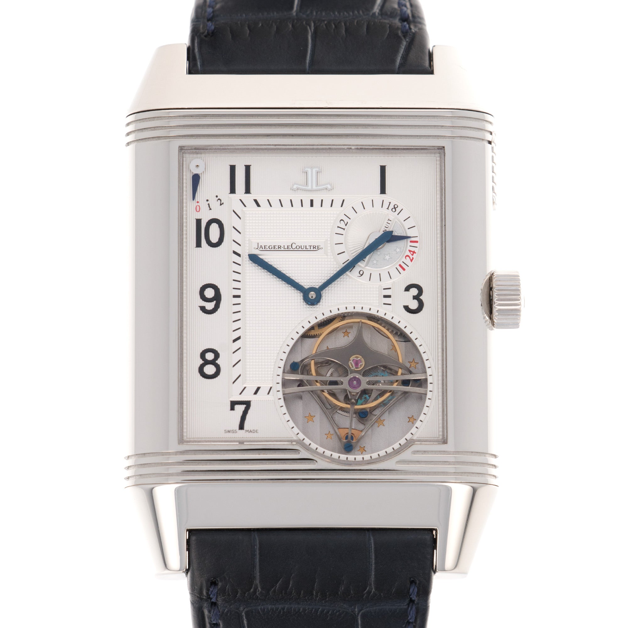 Jaeger LeCoultre - Jaeger Lecoultre Platinum Reverso Grand Complication Triptyque Watch Ref. 241.6.65 - The Keystone Watches