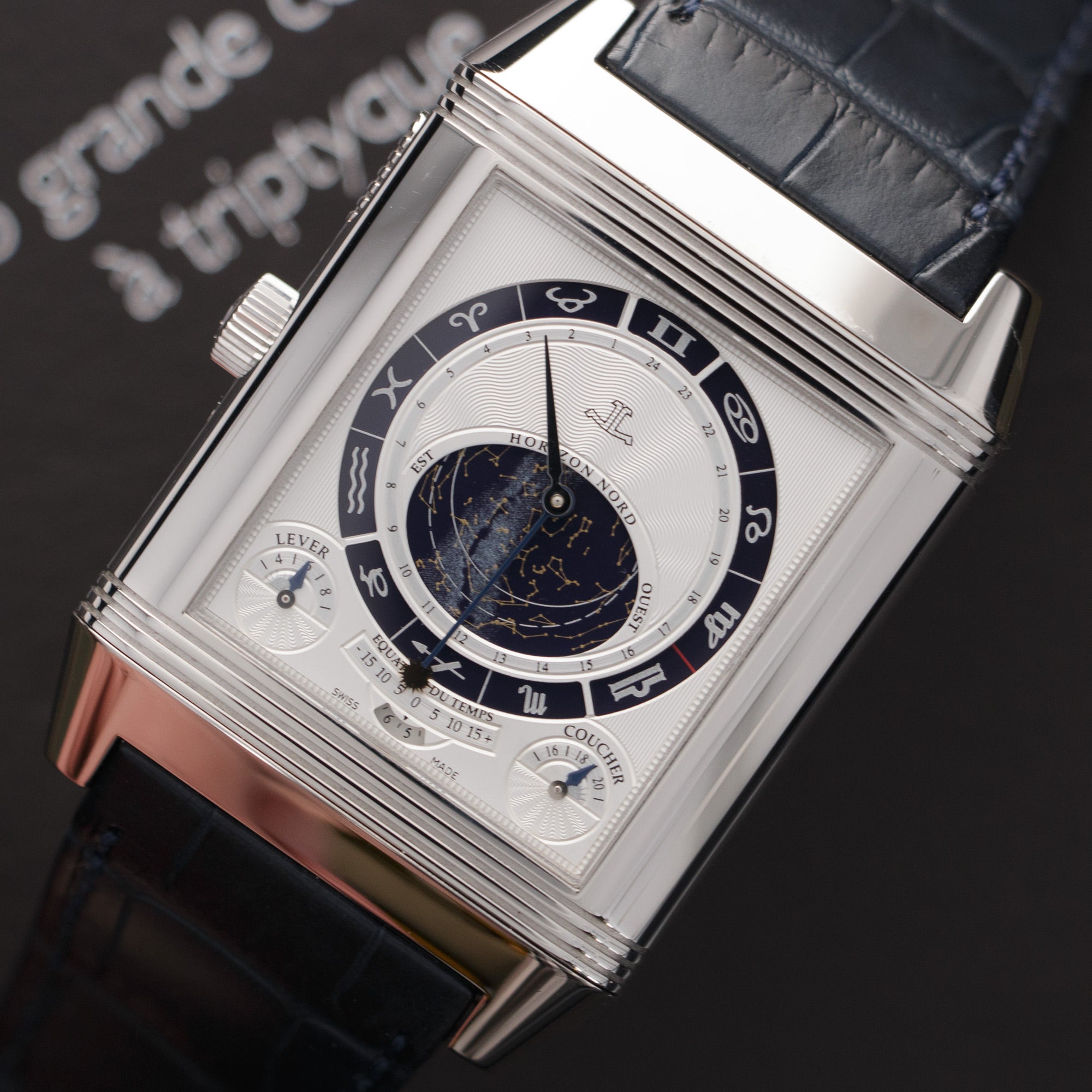 Jaeger LeCoultre - Jaeger Lecoultre Platinum Reverso Grand Complication Triptyque Watch Ref. 241.6.65 - The Keystone Watches