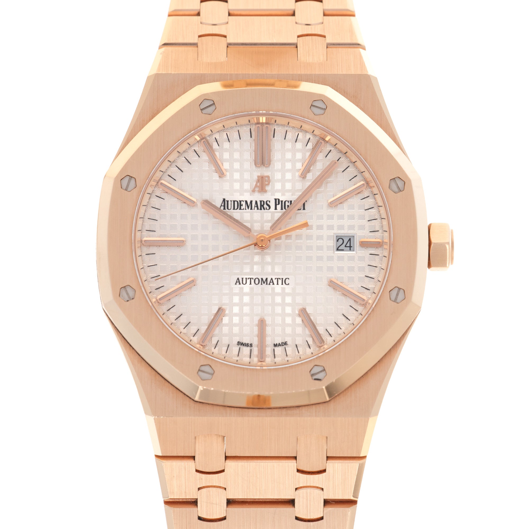 Audemars Piguet - Audemars Piguet Rose Gold Royal Oak Watch Ref. 15400 - The Keystone Watches