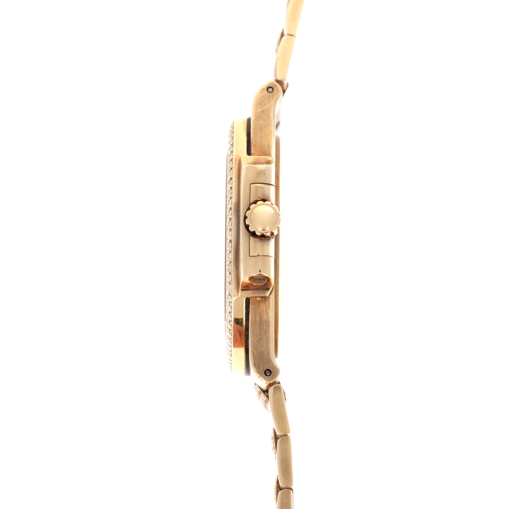 Patek Philippe - Patek Philippe Yellow Gold Nautilus Diamond Watch Ref. 3800 - The Keystone Watches