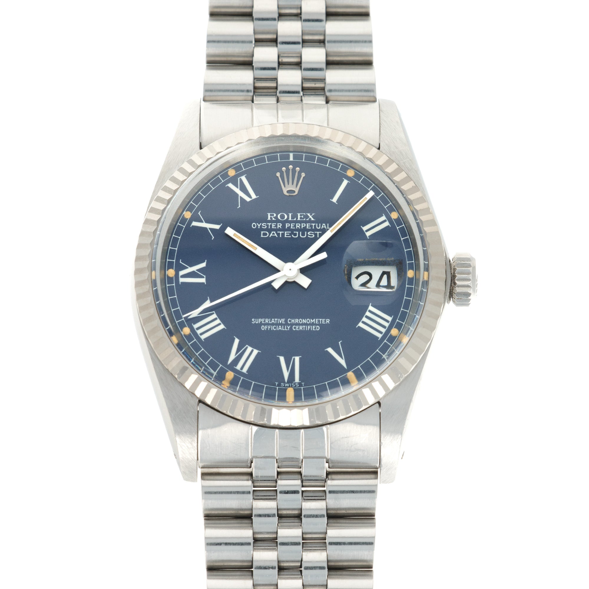 Rolex - Rolex Datejust Blue Roman Dial Watch Ref. 16014, 1984 - The Keystone Watches
