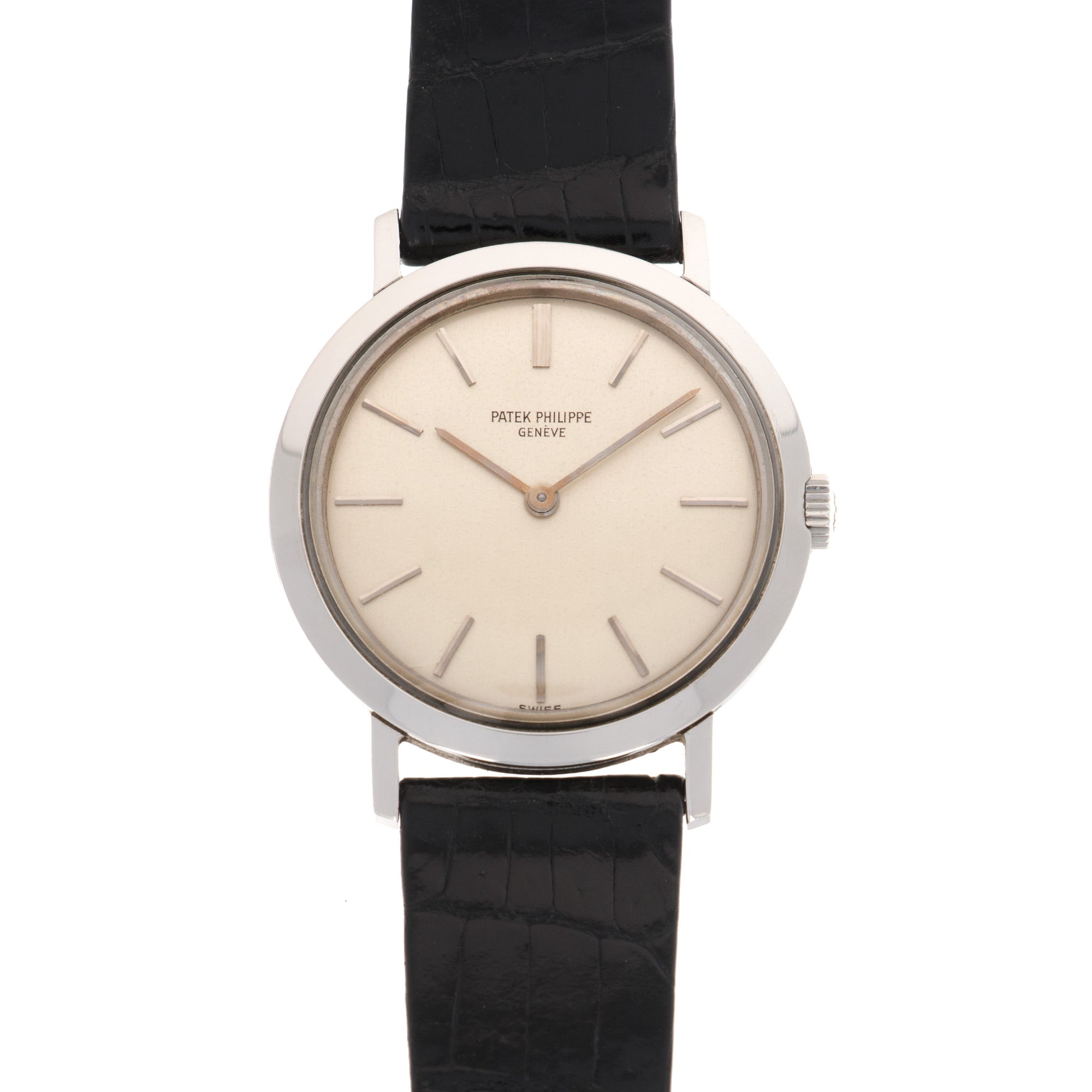 Patek Philippe - Patek Philippe Steel Calatrava Watch Ref. 3509 with Original Box and Papers - The Keystone Watches