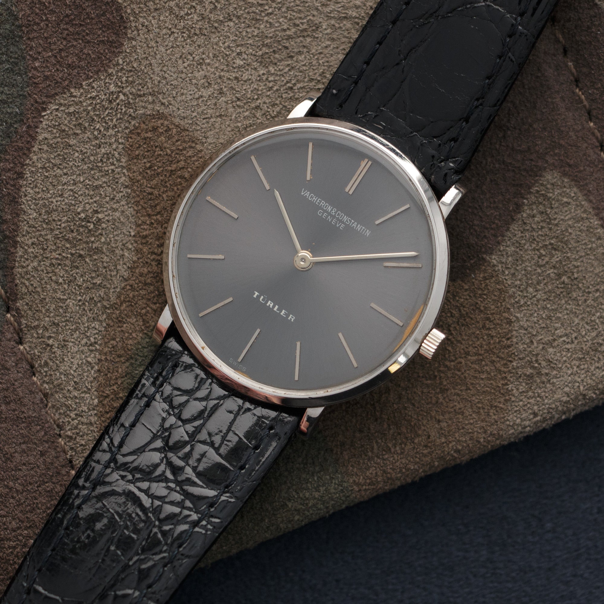 Vacheron Constantin - Vacheron Constantin White Gold Strap Watch, Retailed by Turler - The Keystone Watches