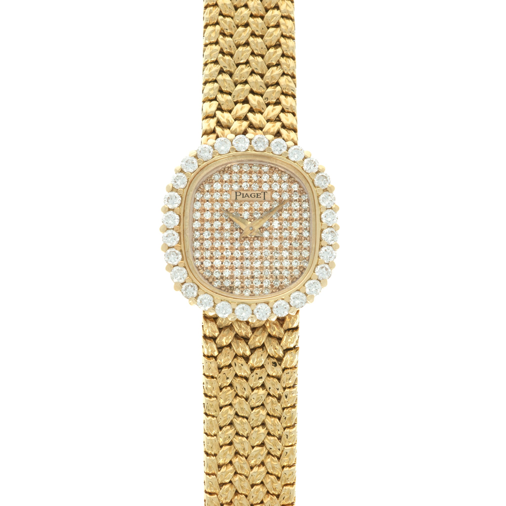 Piaget - Piaget Yellow Gold Diamond Watch, 1970s - The Keystone Watches