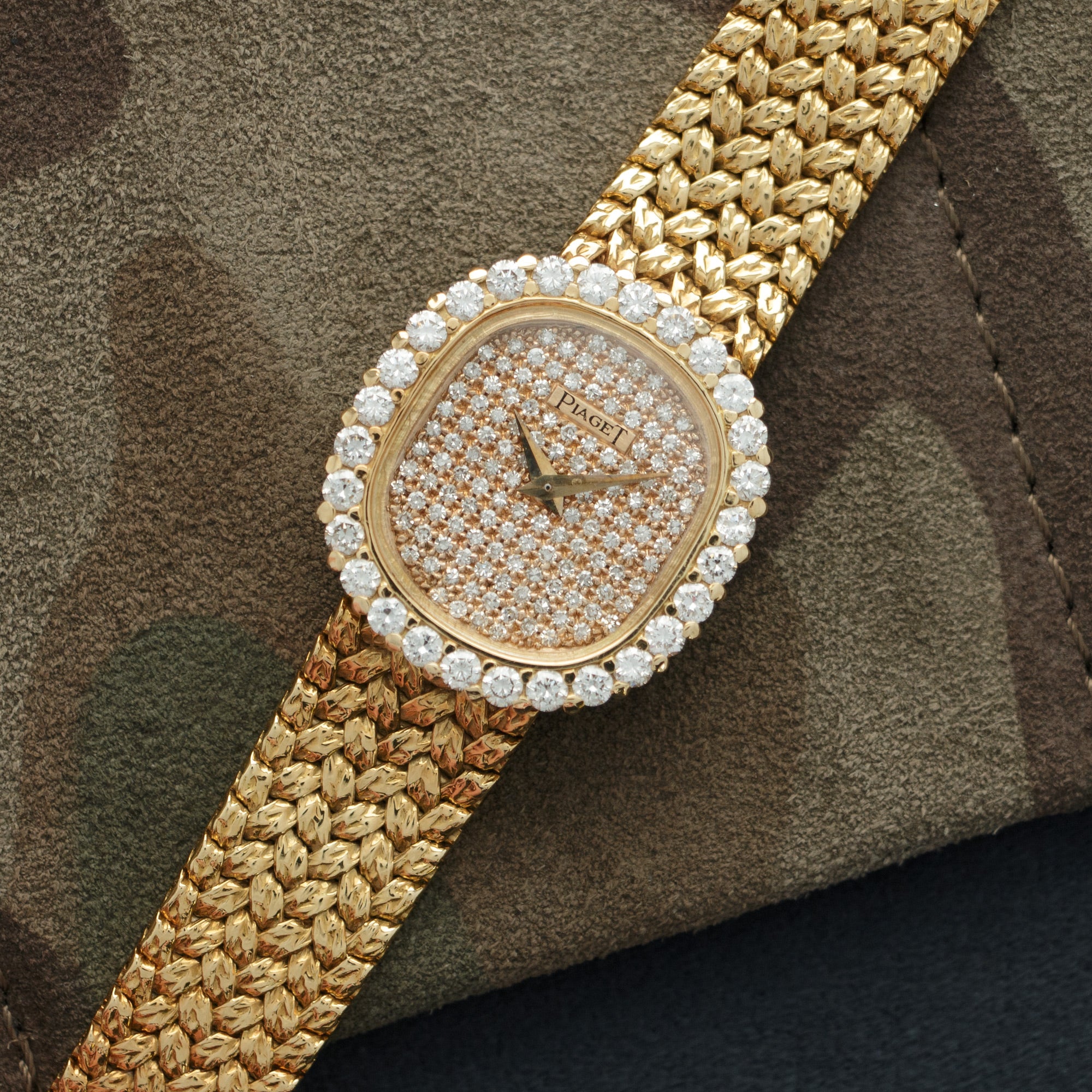 Piaget - Piaget Yellow Gold Diamond Watch, 1970s - The Keystone Watches