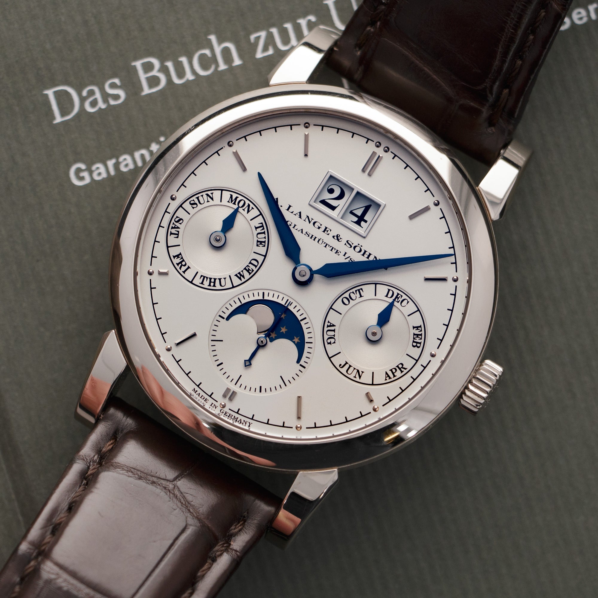 A. Lange &amp; Sohne - A Lange &amp; Sohne White Gold Saxonia Annual Calendar Watch, Ref. 330.026 - The Keystone Watches