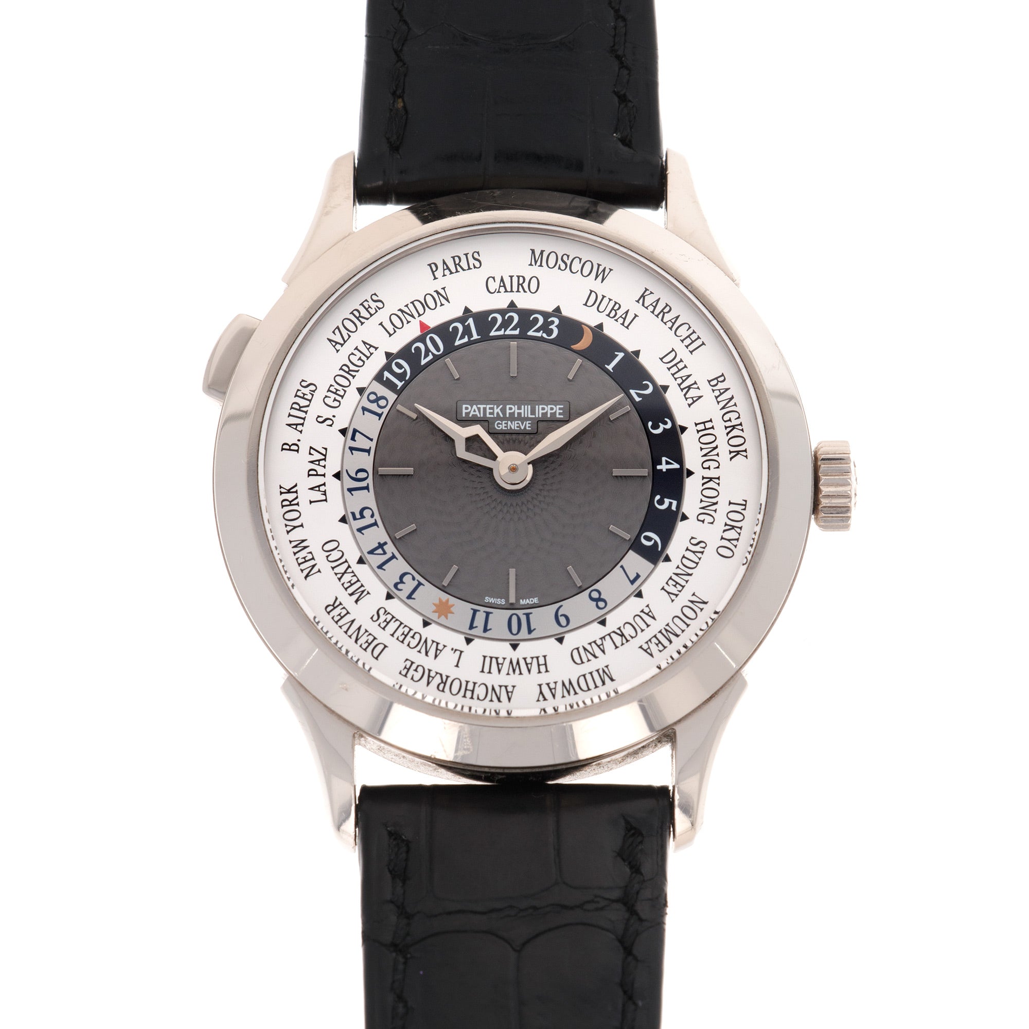 Patek Philippe - Patek Philippe White Gold World Time Watch Ref. 5230 - The Keystone Watches