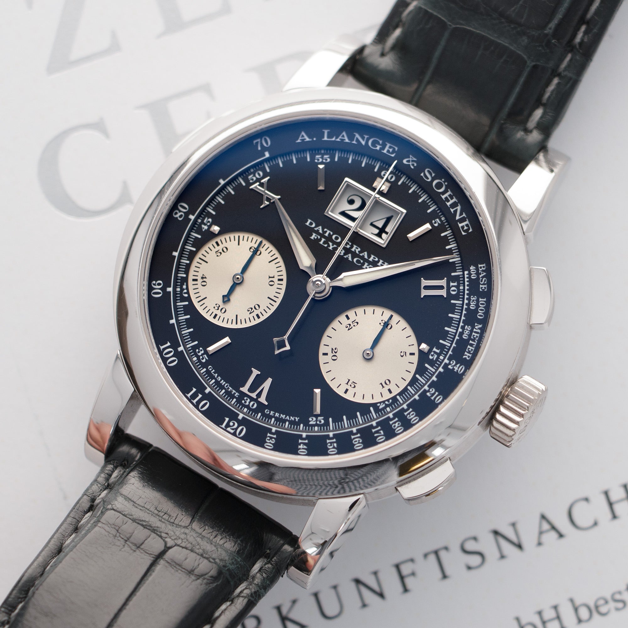 A. Lange &amp; Sohne - A. Lange &amp; Sohne Platinum Datograph Watch Ref. 403.035 - The Keystone Watches