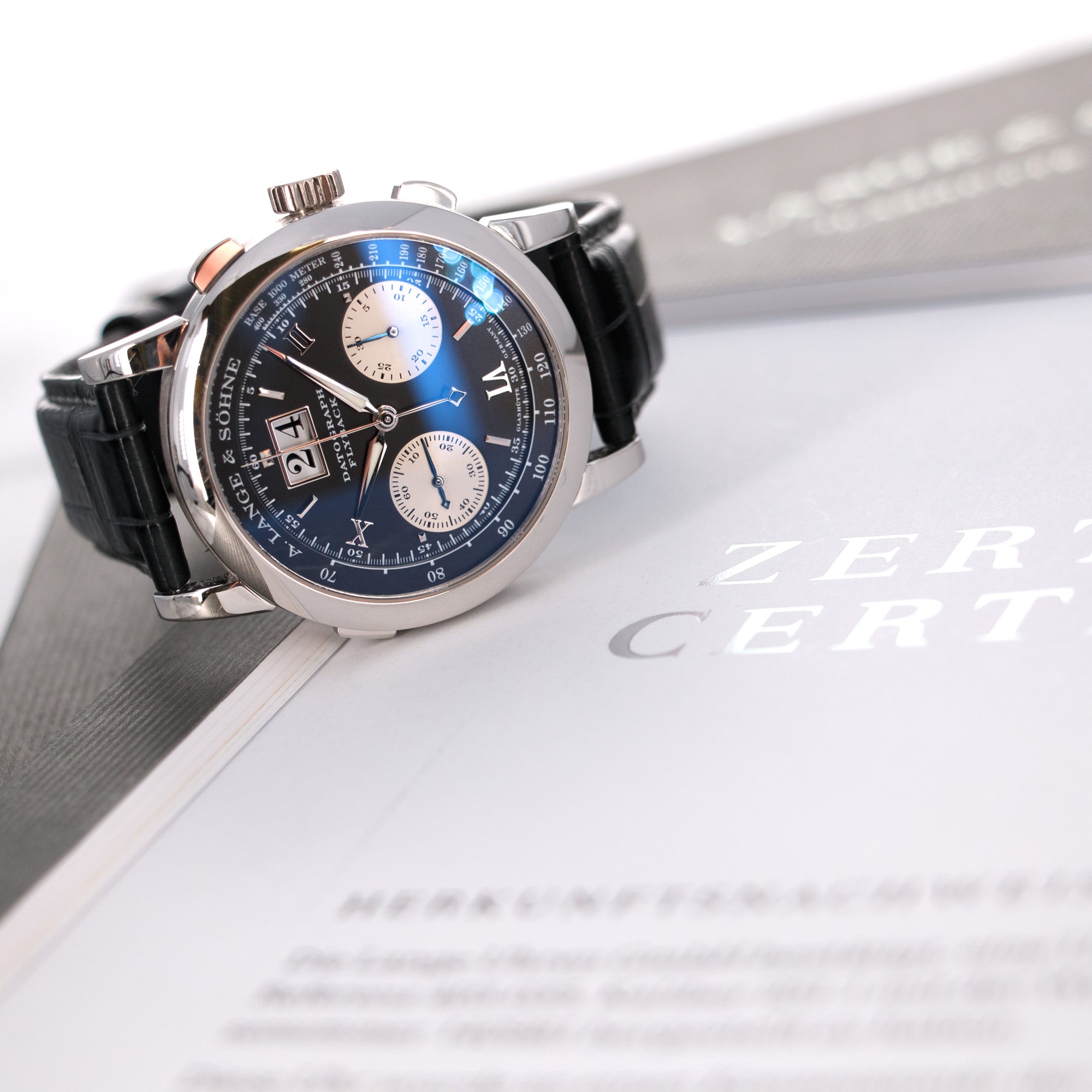 A. Lange & Sohne - A. Lange & Sohne Platinum Datograph Watch Ref. 403.035 - The Keystone Watches