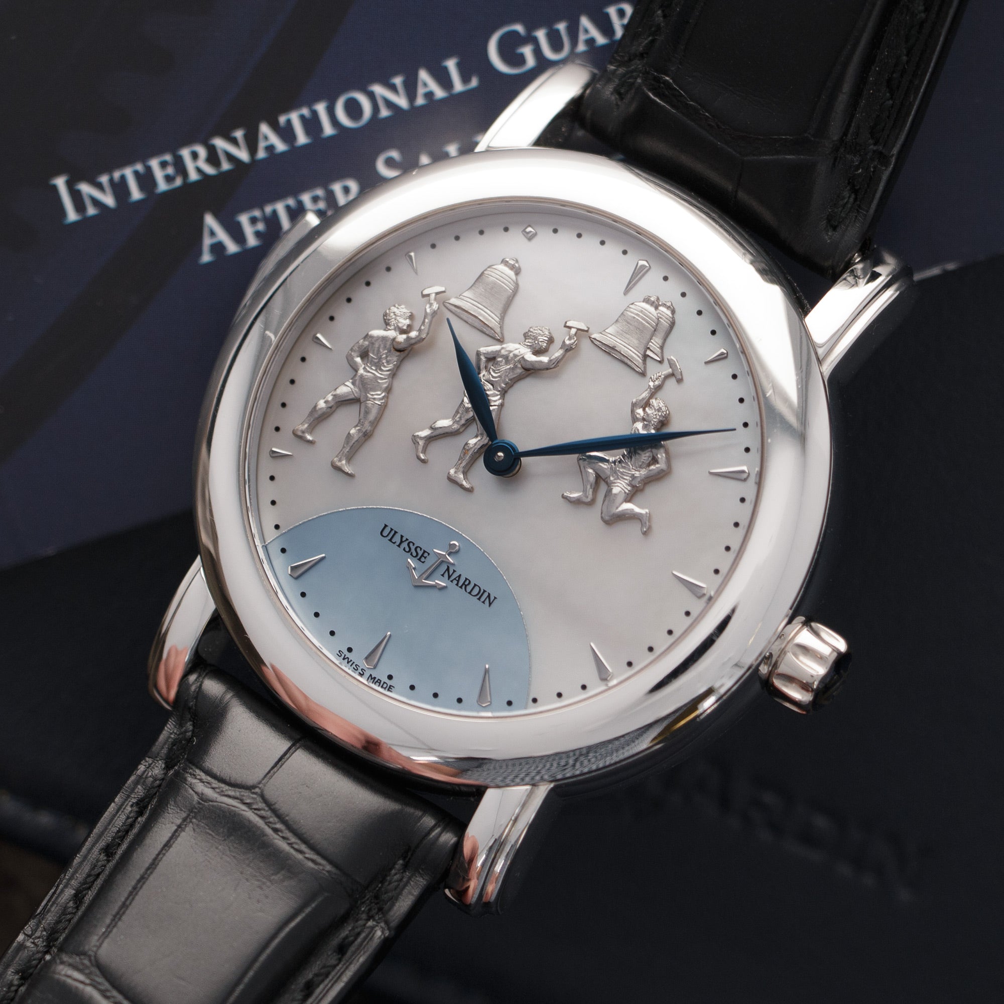 Ulysse Nardin - Ulysse Nardin Platinum Triple Jack Minute Repeater Watch Ref. 739-20 - The Keystone Watches