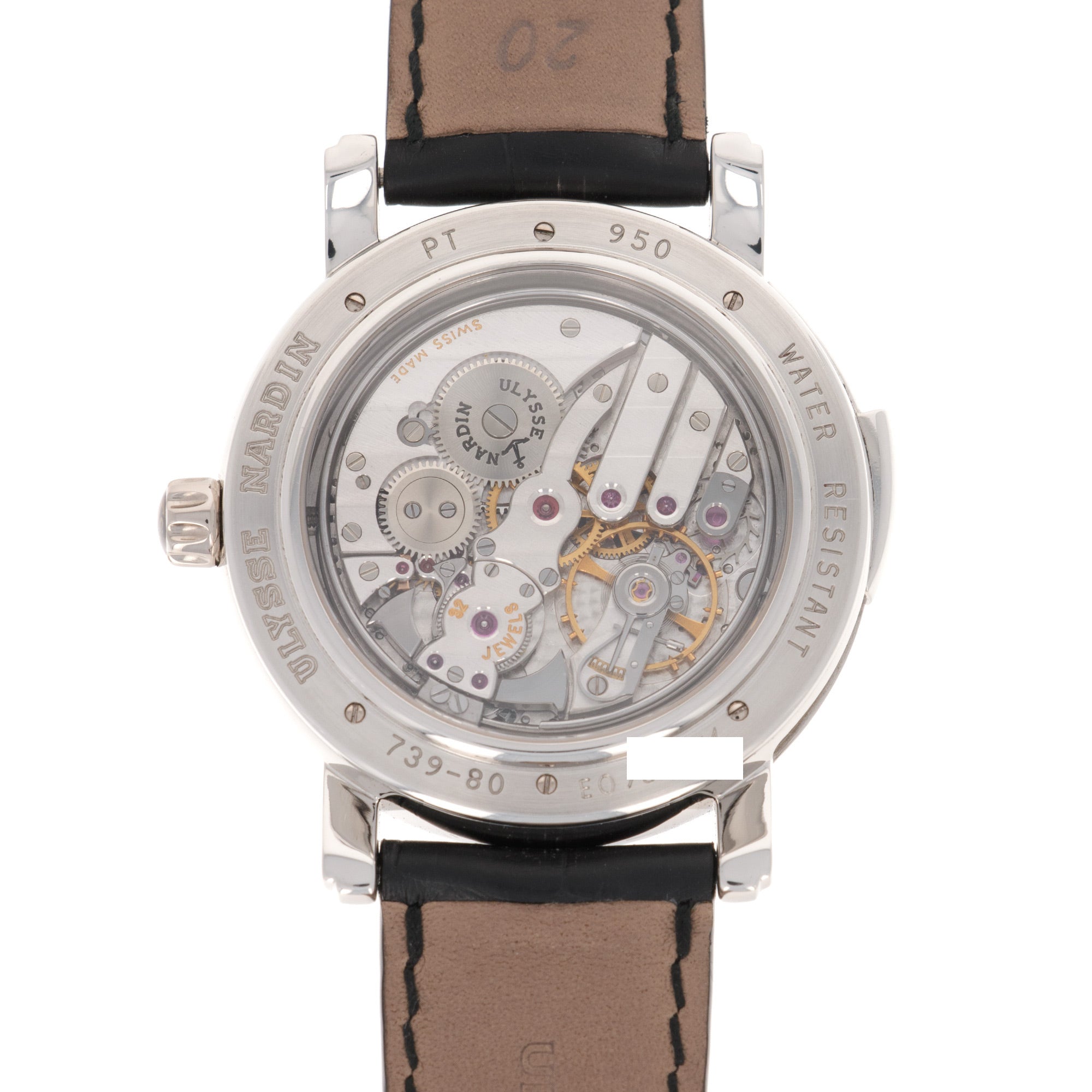 Ulysse Nardin - Ulysse Nardin Platinum Triple Jack Minute Repeater Watch Ref. 739-20 - The Keystone Watches