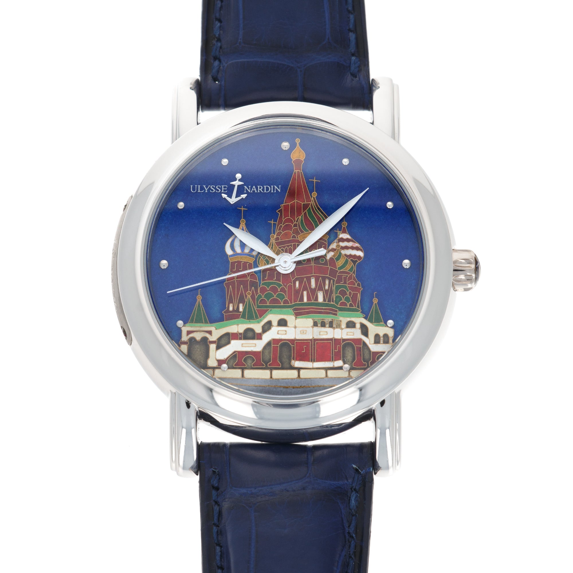 Ulysse Nardin - Ulysse Nardin Platinum San Marco Kremlin Cloisonne Dial Watch - The Keystone Watches