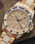 Rolex - Rolex Yellow Gold GMT-Master II Diamond Sapphire Watch Ref. 116758 - The Keystone Watches