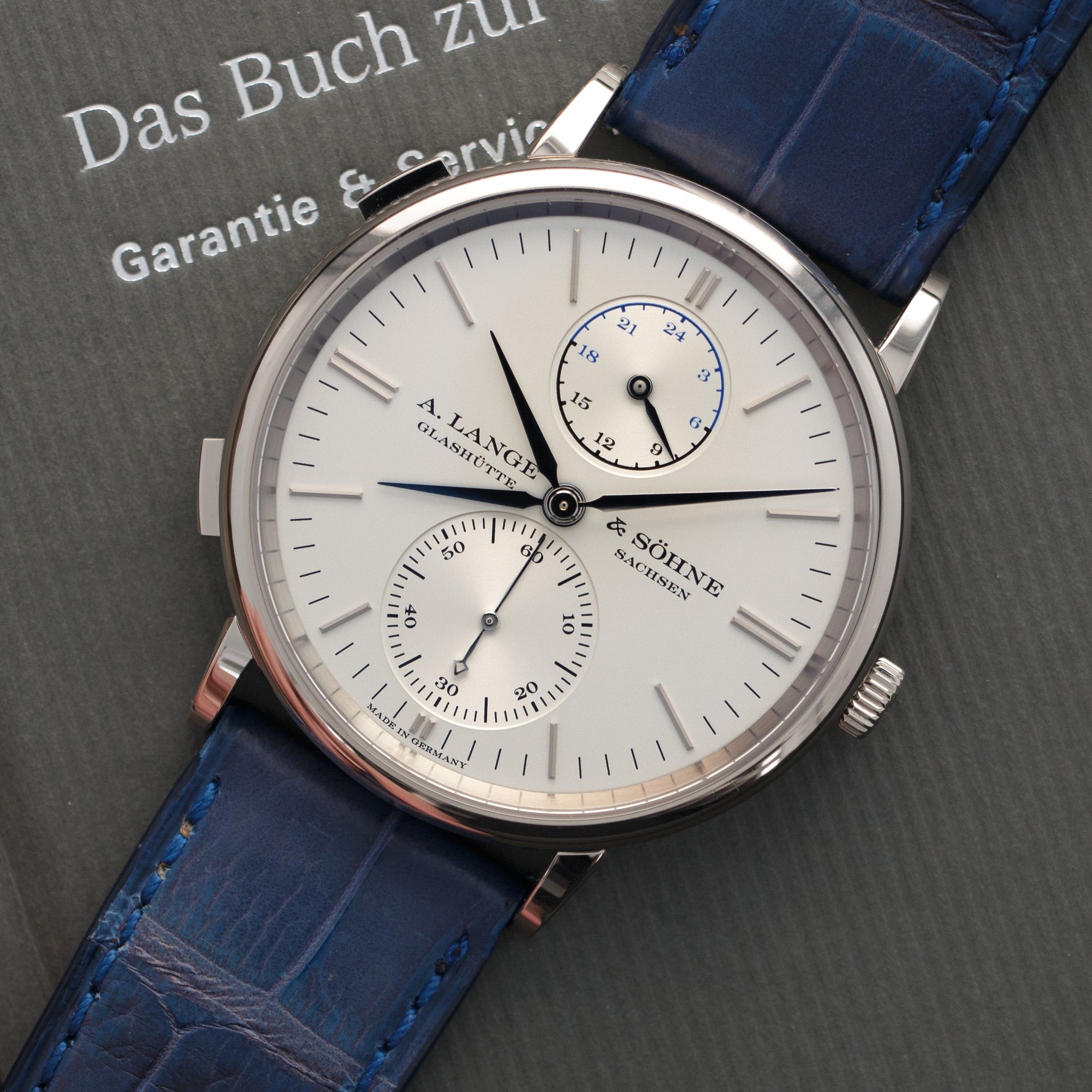 A. Lange & Sohne - A. Lange & Sohne White Gold Dual TIme Watch, Ref. 386.026 - The Keystone Watches