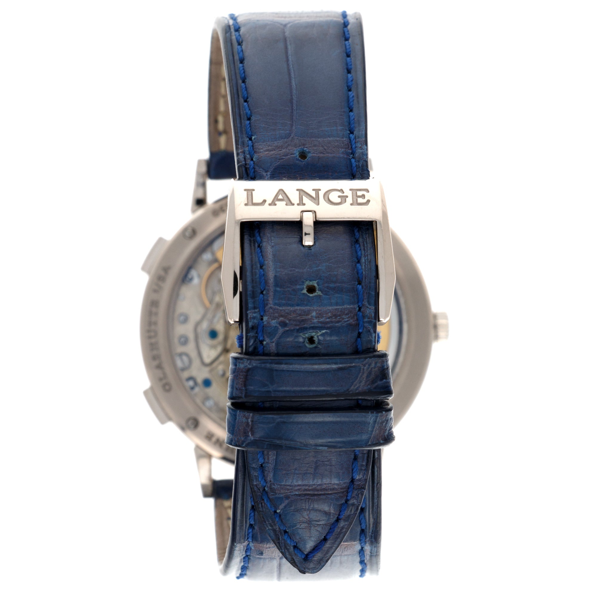 A. Lange &amp; Sohne - A. Lange &amp; Sohne White Gold Dual TIme Watch, Ref. 386.026 - The Keystone Watches
