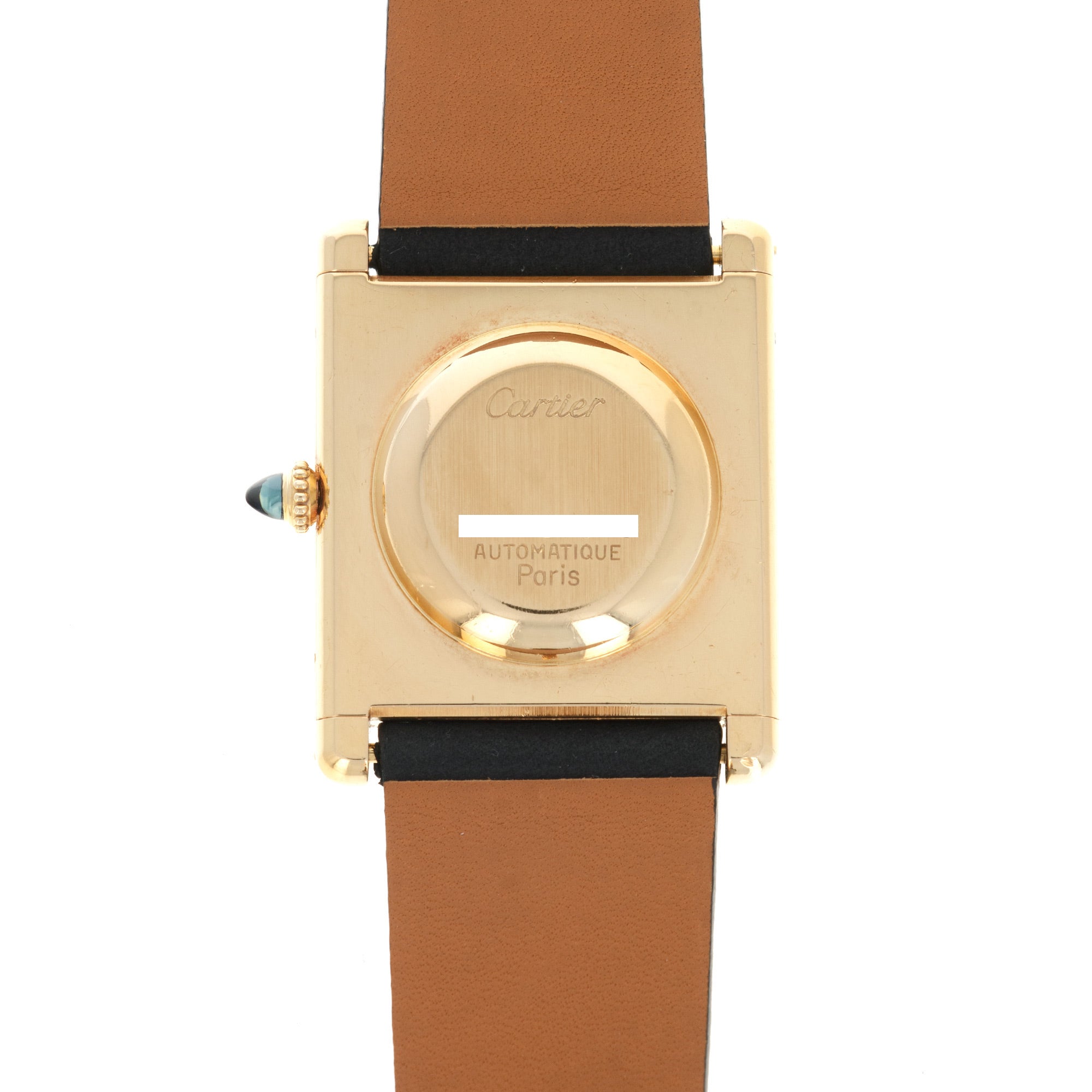 Cartier - Cartier Yellow Gold Tank Jumbo Automatic Watch - The Keystone Watches