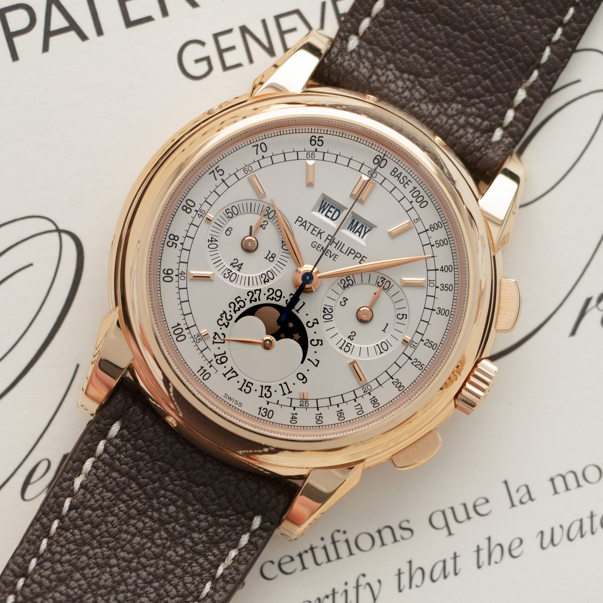 Patek Philippe - Patek Philippe Rose Gold Perpetual Calendar Chronograph Watch Ref. 5970 - The Keystone Watches