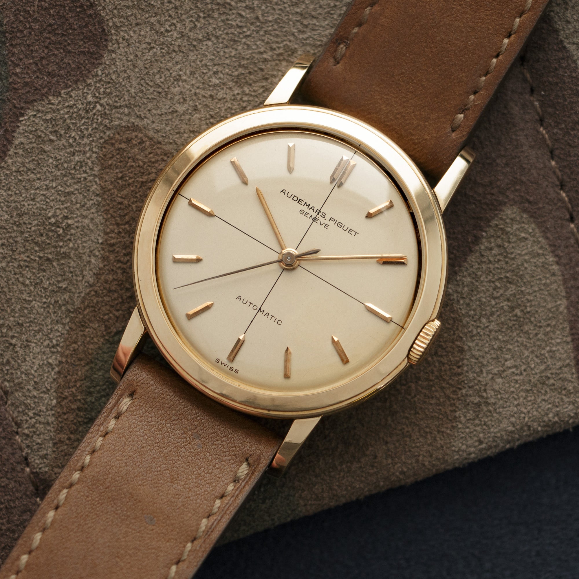 Audemars Piguet - Audemars Piguet Yellow Gold Crosshair Automatic Watch - The Keystone Watches