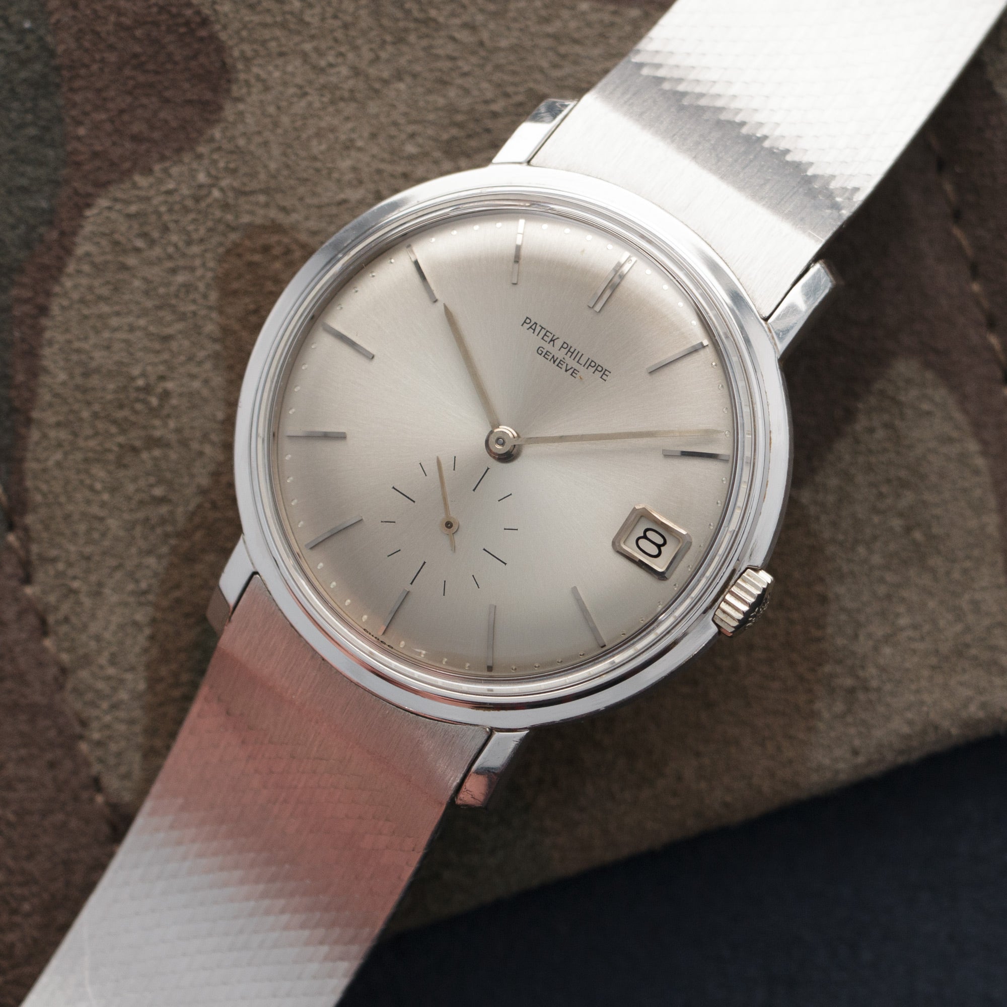 Patek Philippe - Patek Philippe White Gold Calatrava Automatic Watch Ref. 3445 - The Keystone Watches
