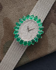 Vacheron Constantin - Vacheron Constantin White Gold Diamond & Emerald Watch - The Keystone Watches