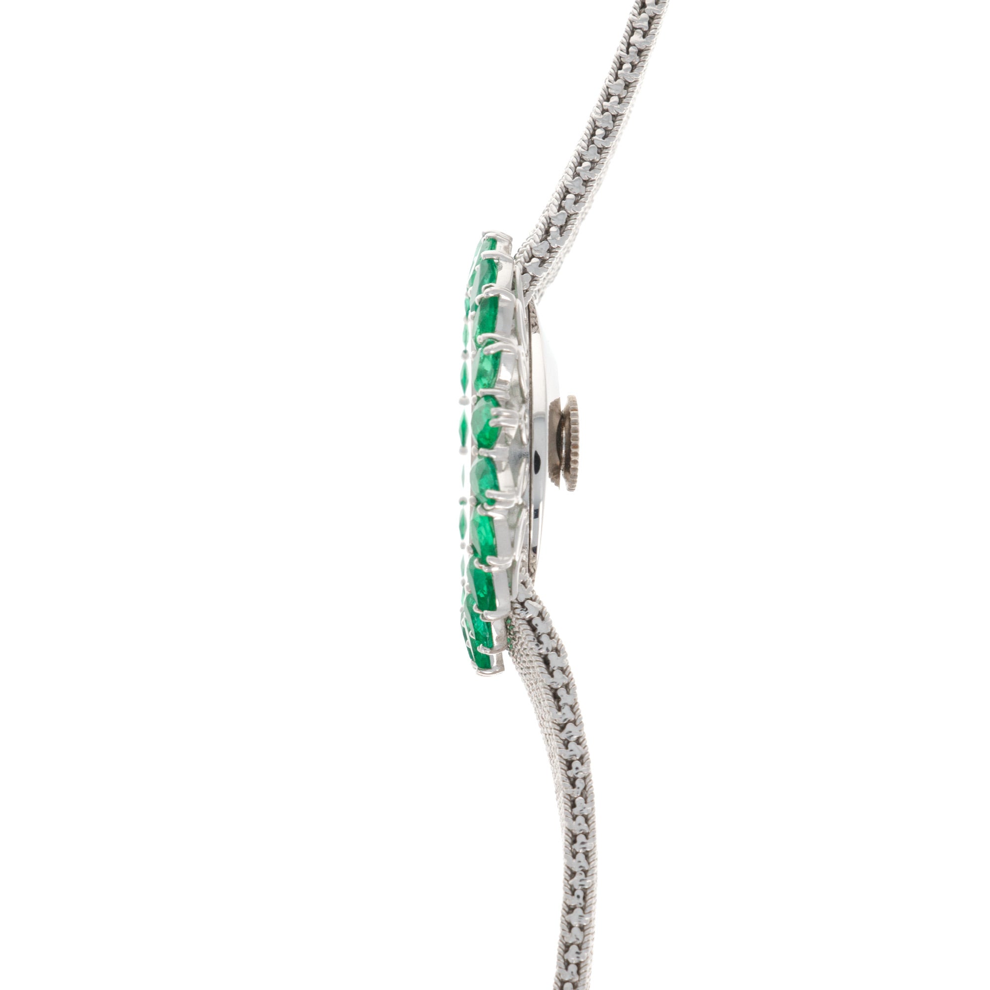 Vacheron Constantin - Vacheron Constantin White Gold Diamond & Emerald Watch - The Keystone Watches