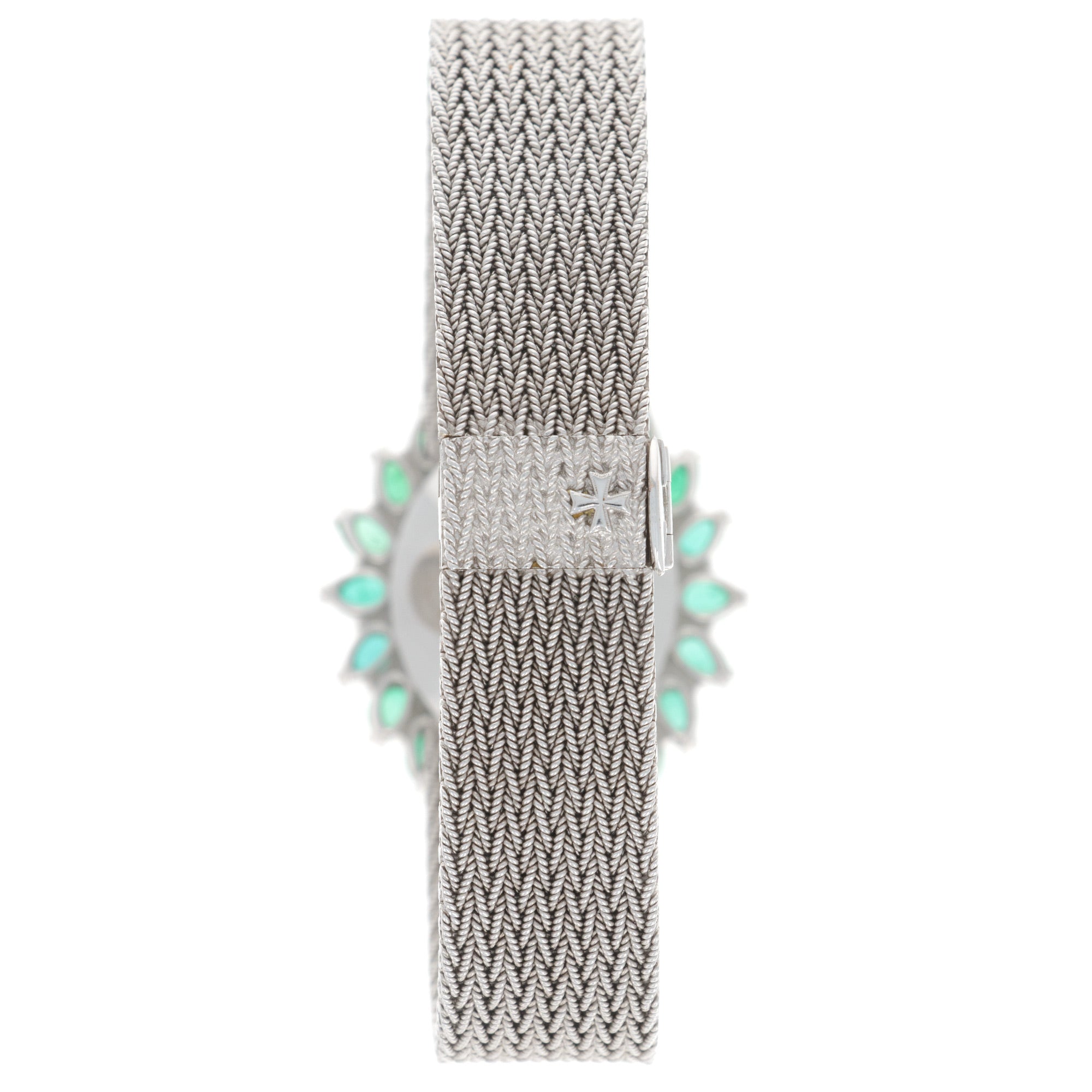 Vacheron Constantin - Vacheron Constantin White Gold Diamond & Emerald Watch - The Keystone Watches
