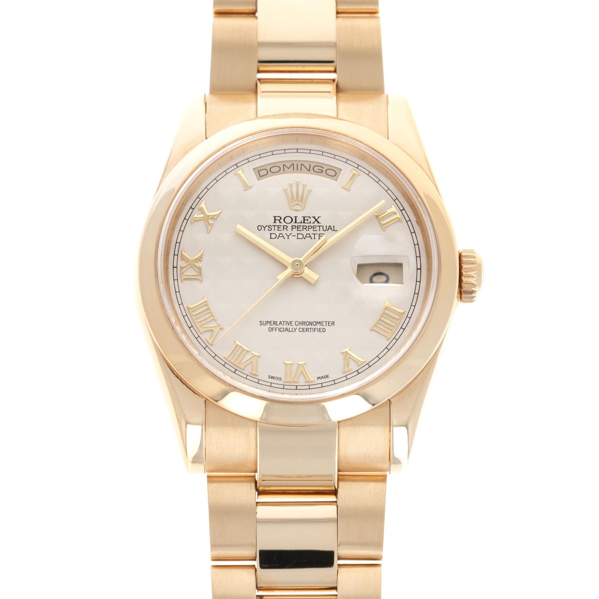 Rolex - Rolex Yellow Gold Day-Date Pyramid Dial Watch, Ref. 118208 - The Keystone Watches