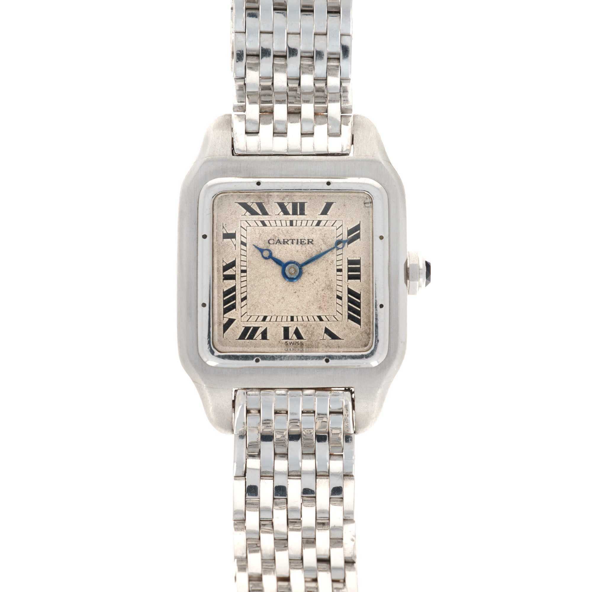 Cartier - Cartier Platinum Santos Watch, Circa 1920s - The Keystone Watches