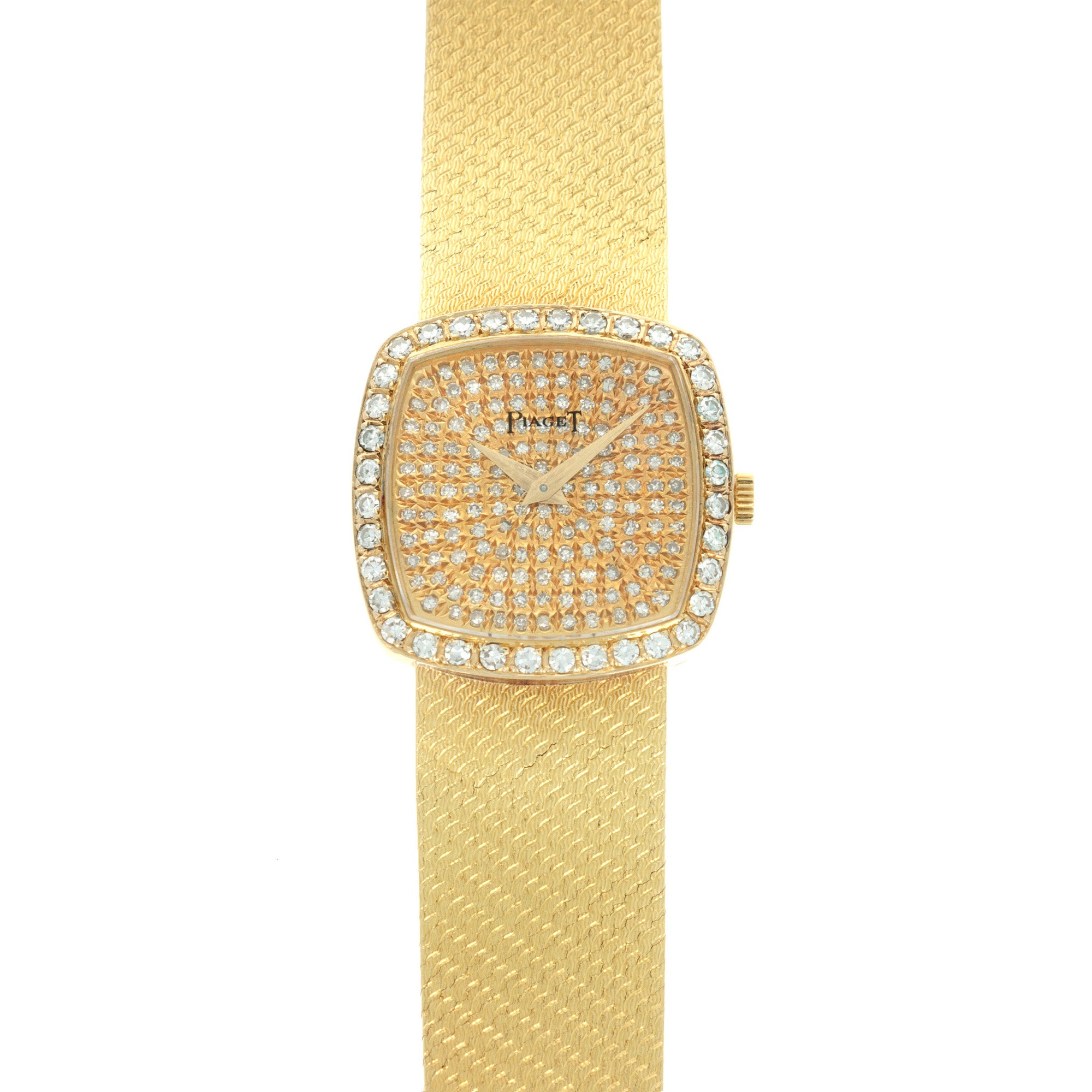 Piaget - Piaget Yellow Gold Diamond Watch, 1970s - The Keystone Watches