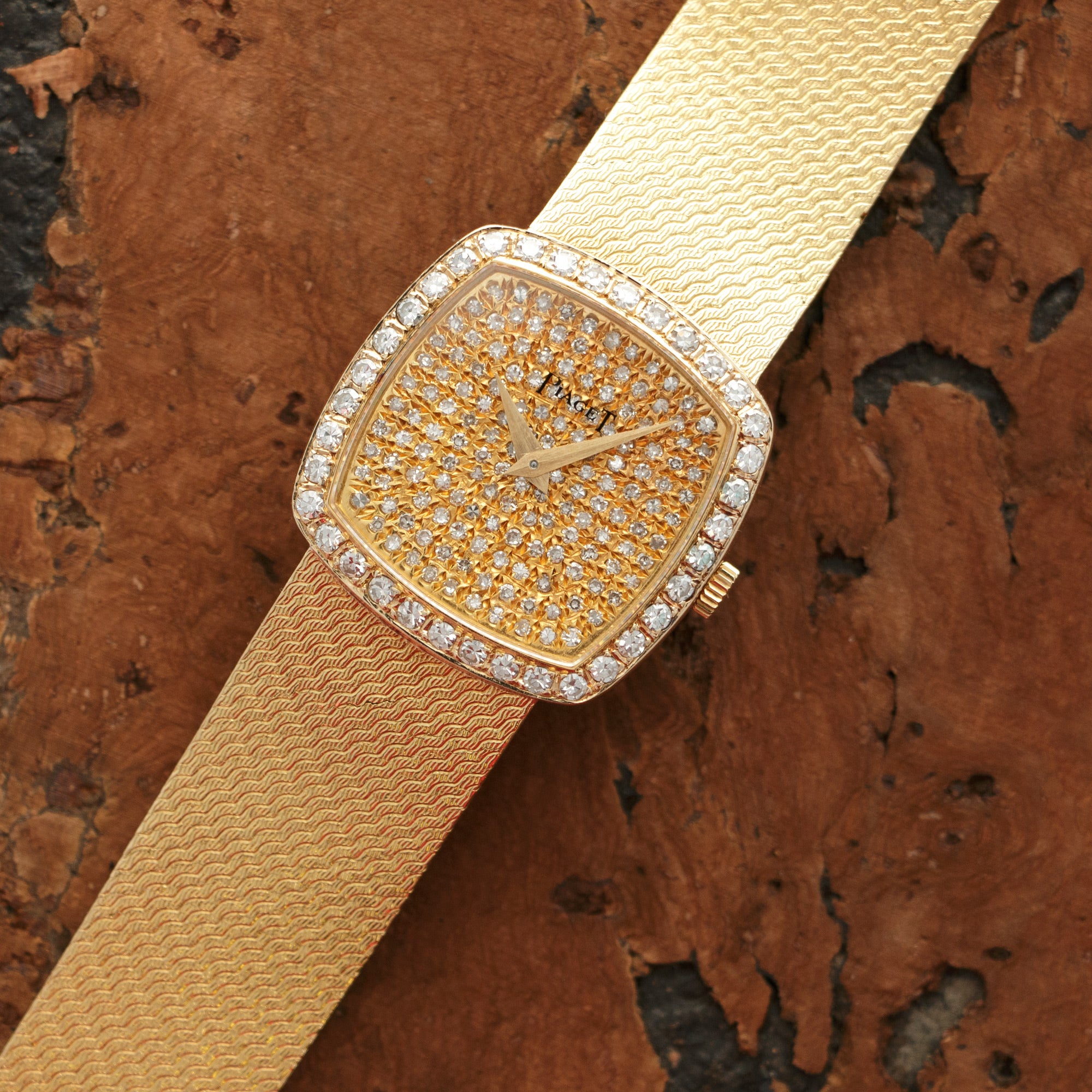 Piaget - Piaget Yellow Gold Diamond Watch, 1970s - The Keystone Watches