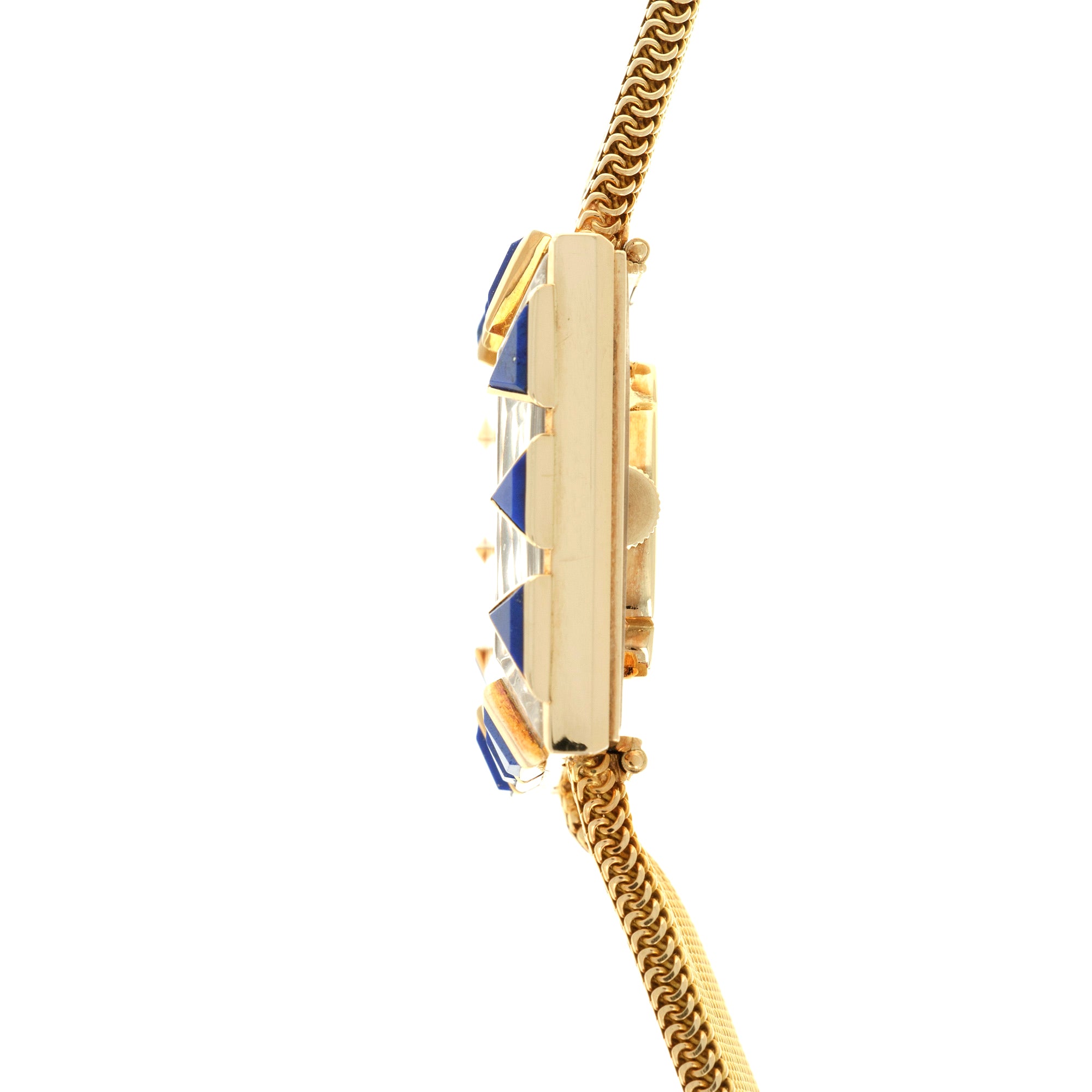 Gubelin - Gubelin Yellow Gold Lapis Watch - The Keystone Watches