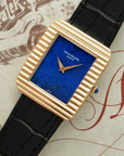 Patek Philippe - Patek Philippe Yellow Gold Lapis Watch Ref. 3733 - The Keystone Watches