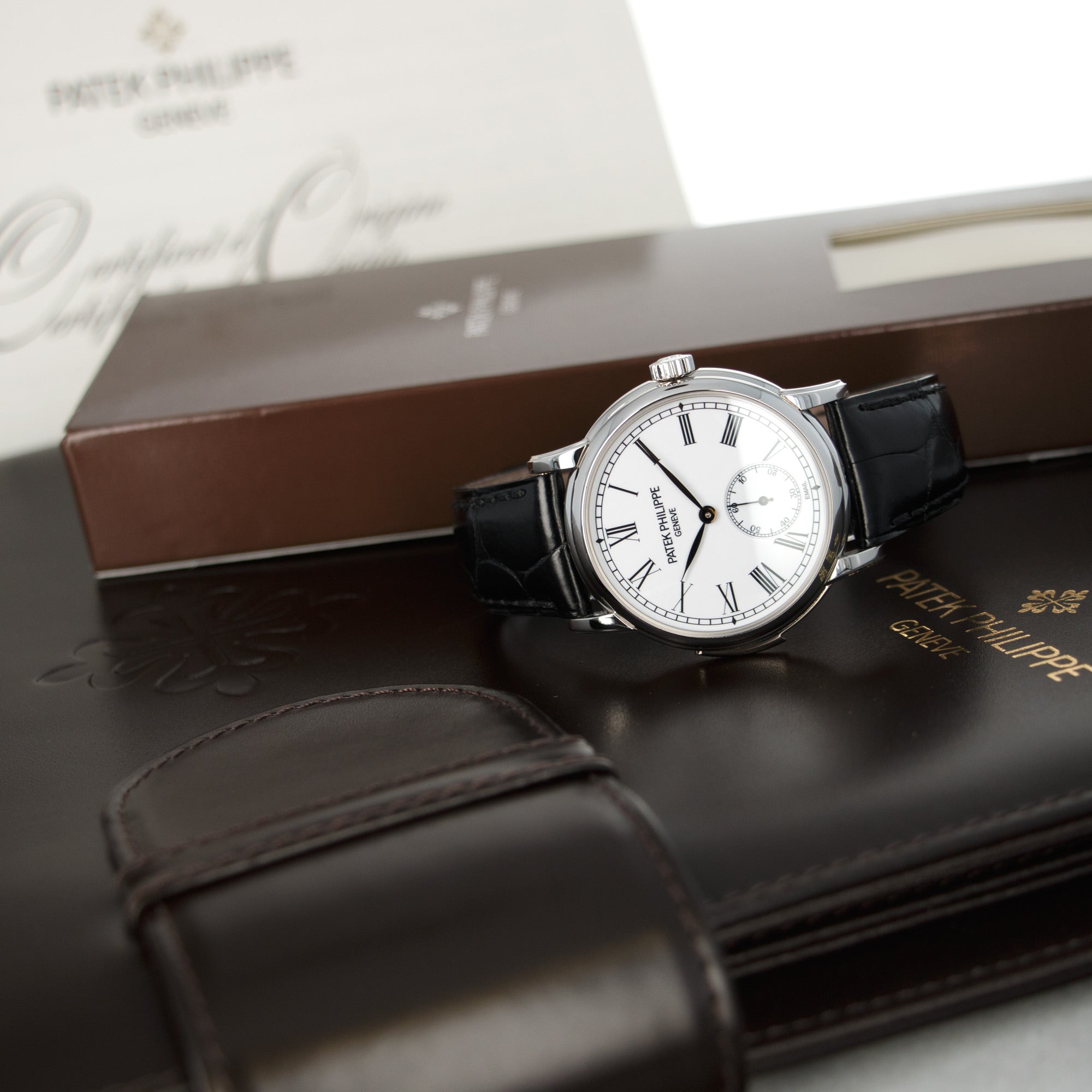 Patek Philippe - Patek Philippe Platinum Minute Repeater Enamel Dial Watch Ref. 5078 - The Keystone Watches