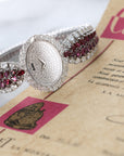 Piaget - Piaget White Gold Diamond & Ruby Bracelet Watch - The Keystone Watches