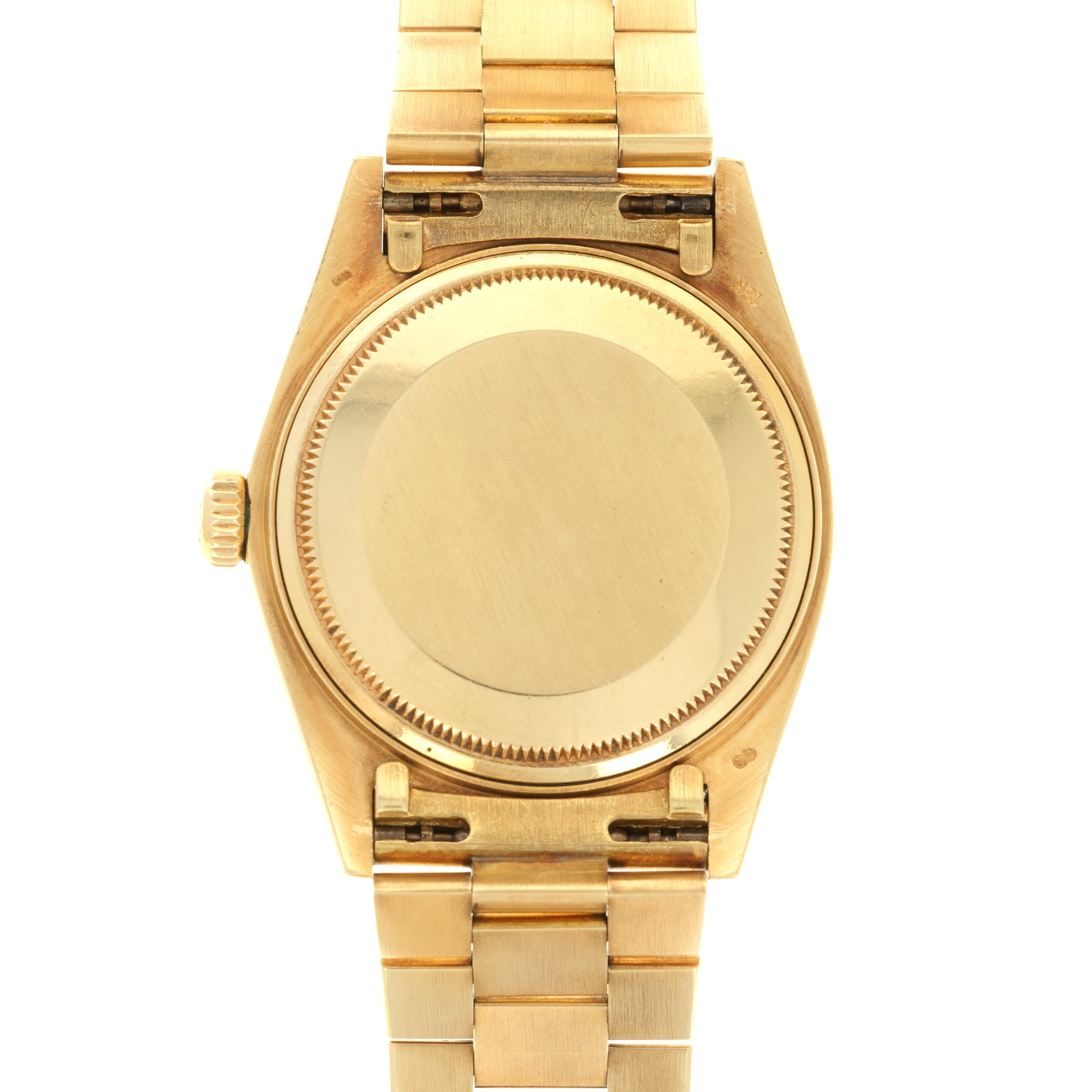 Rolex - Rolex Yellow Gold Day-Date Red Vignette Diamond Watch Ref. 18048 - The Keystone Watches